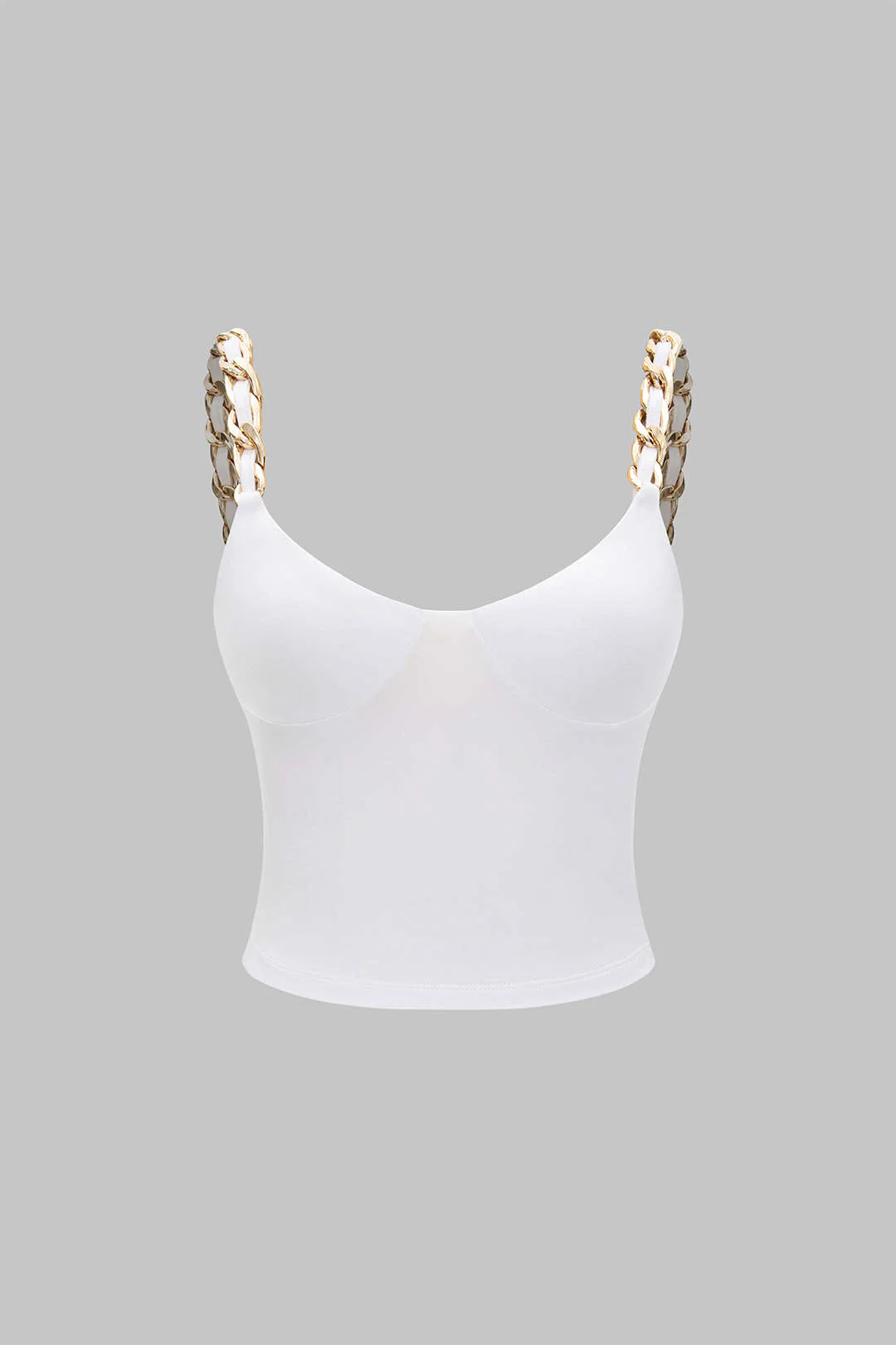 Metallic Chain Detail Cami Top - Weenar