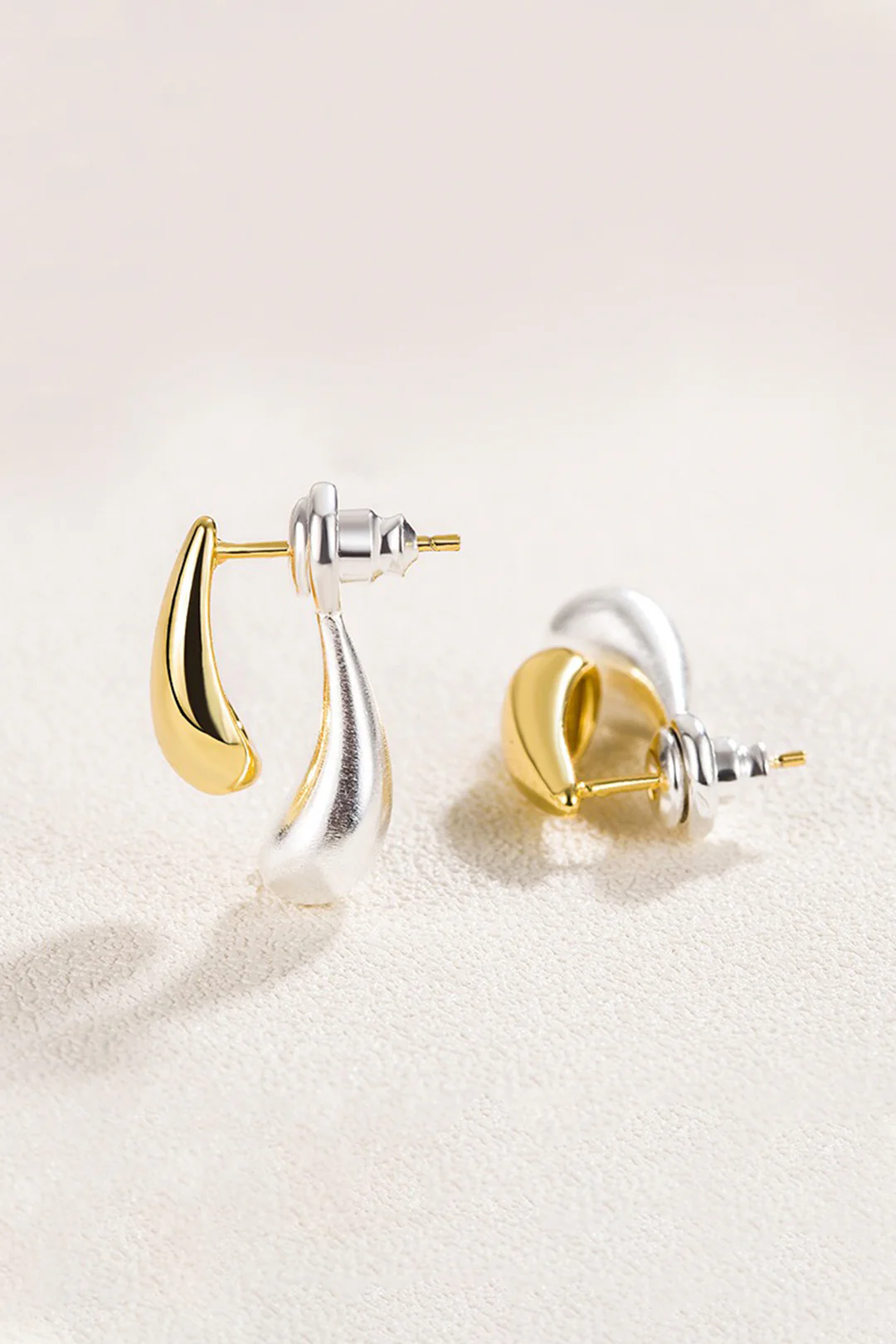 Water Droplet Patchwork Earrings - Weenar