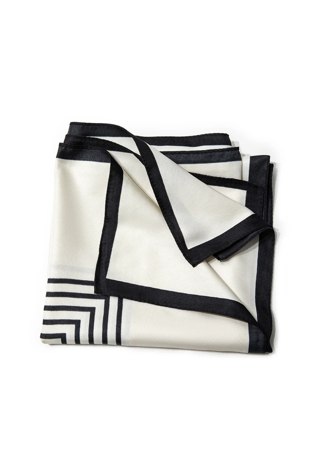 Striped Silk Scarf - Weenar
