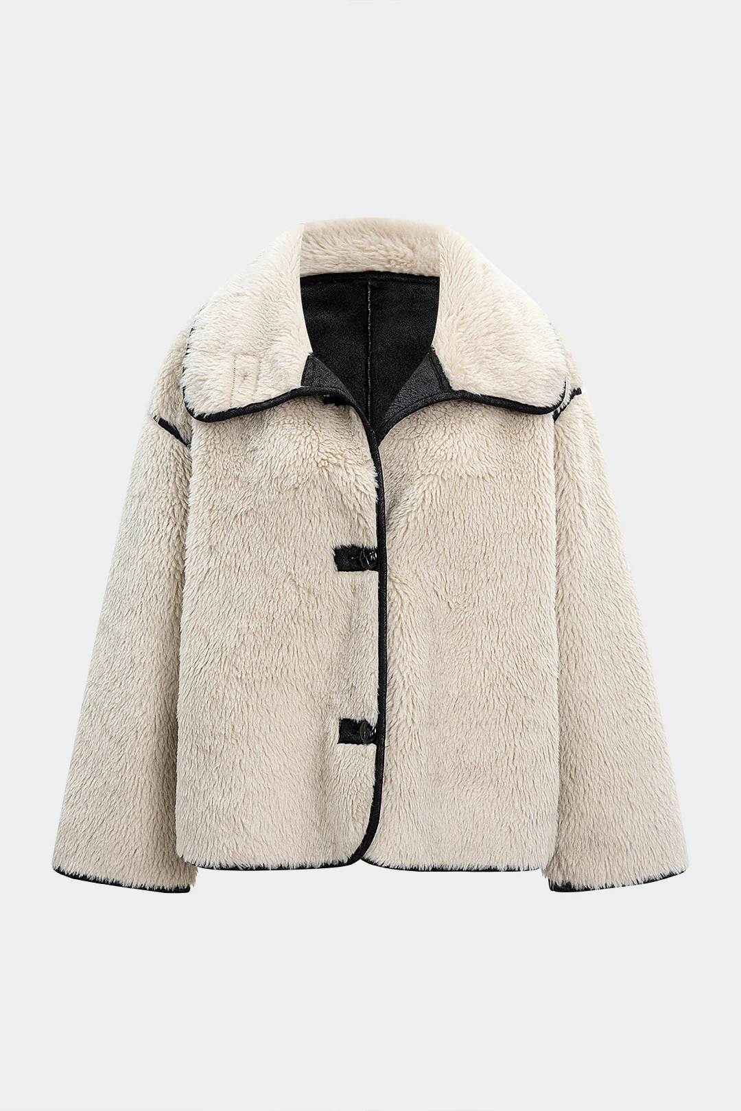 Faux Fur Patchwork Coat - Weenar