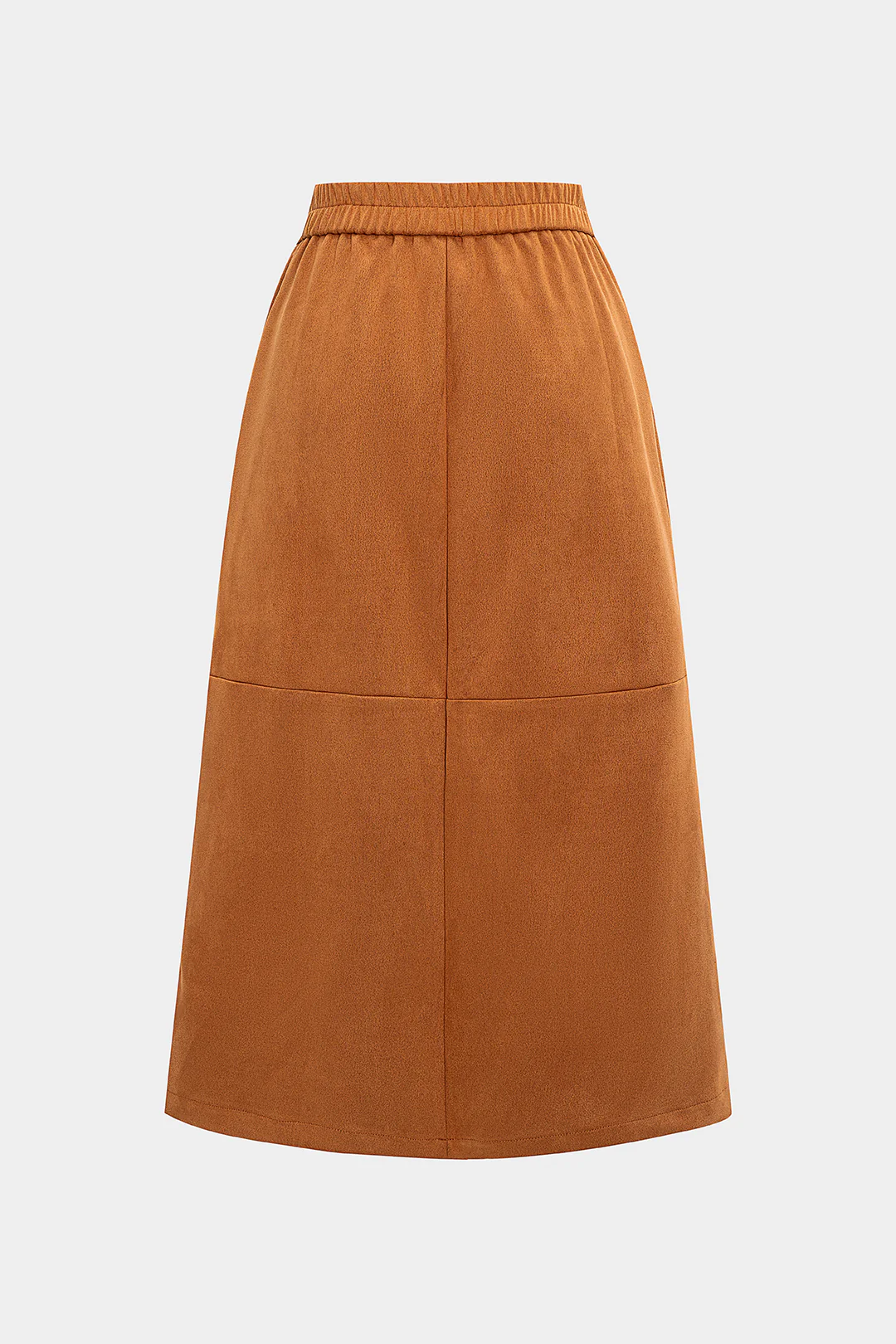 Corduroy Button High Waist Skirt - Weenar
