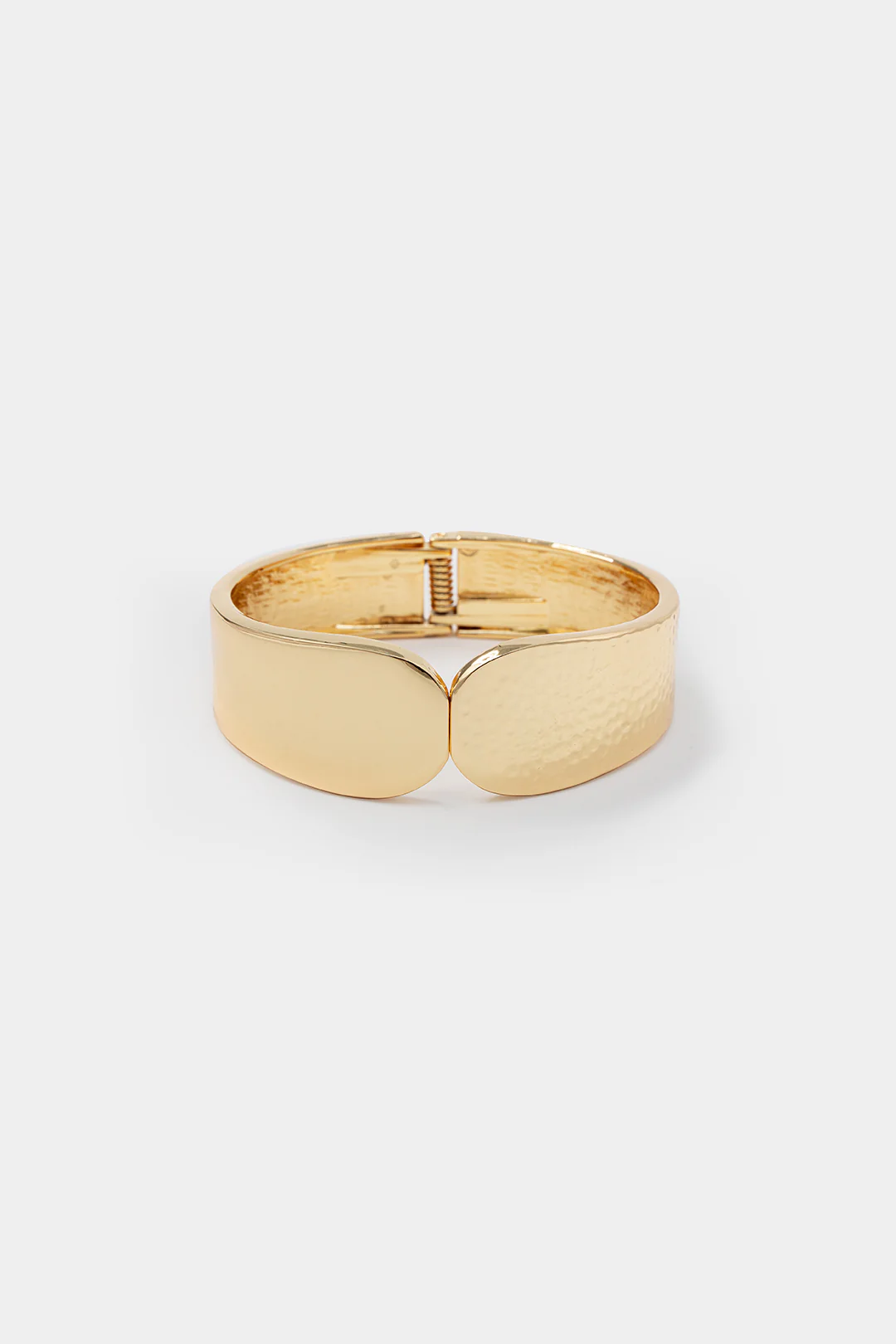 Metal Texture Open Bracelet - Weenar
