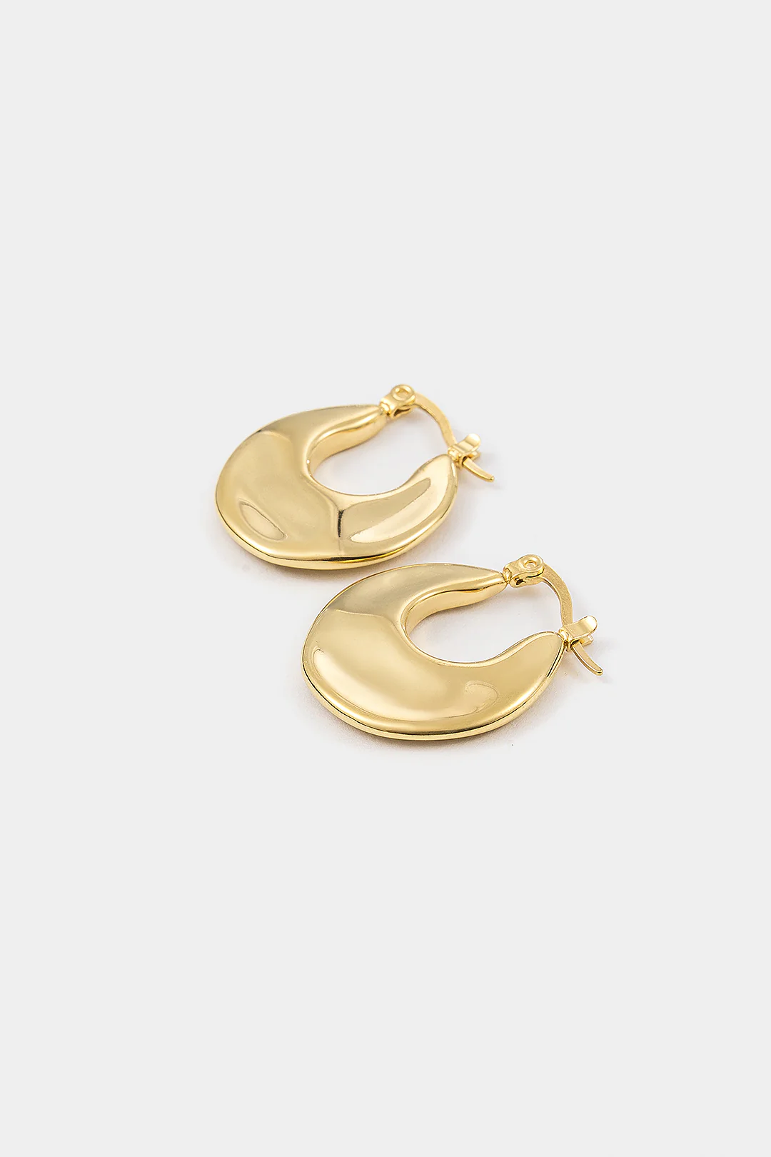 Alloy Irregular Texture Earrings - Weenar