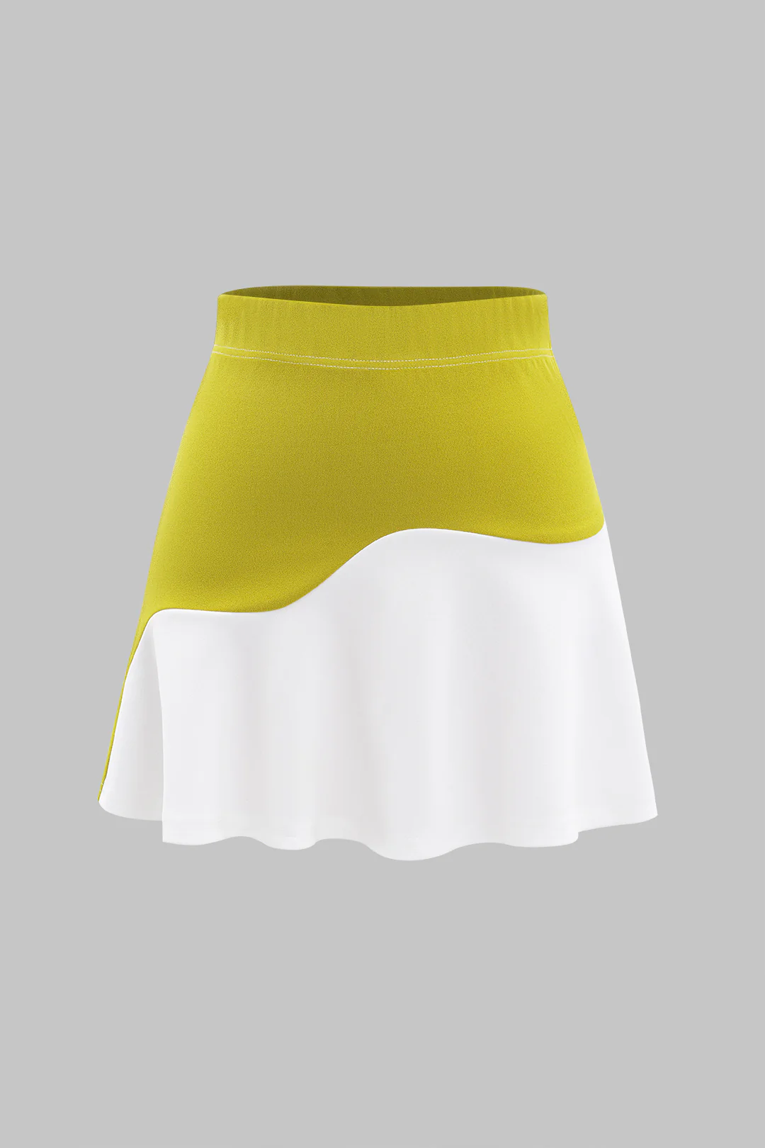 Asymmetrical Patchwork Skirt - Weenar