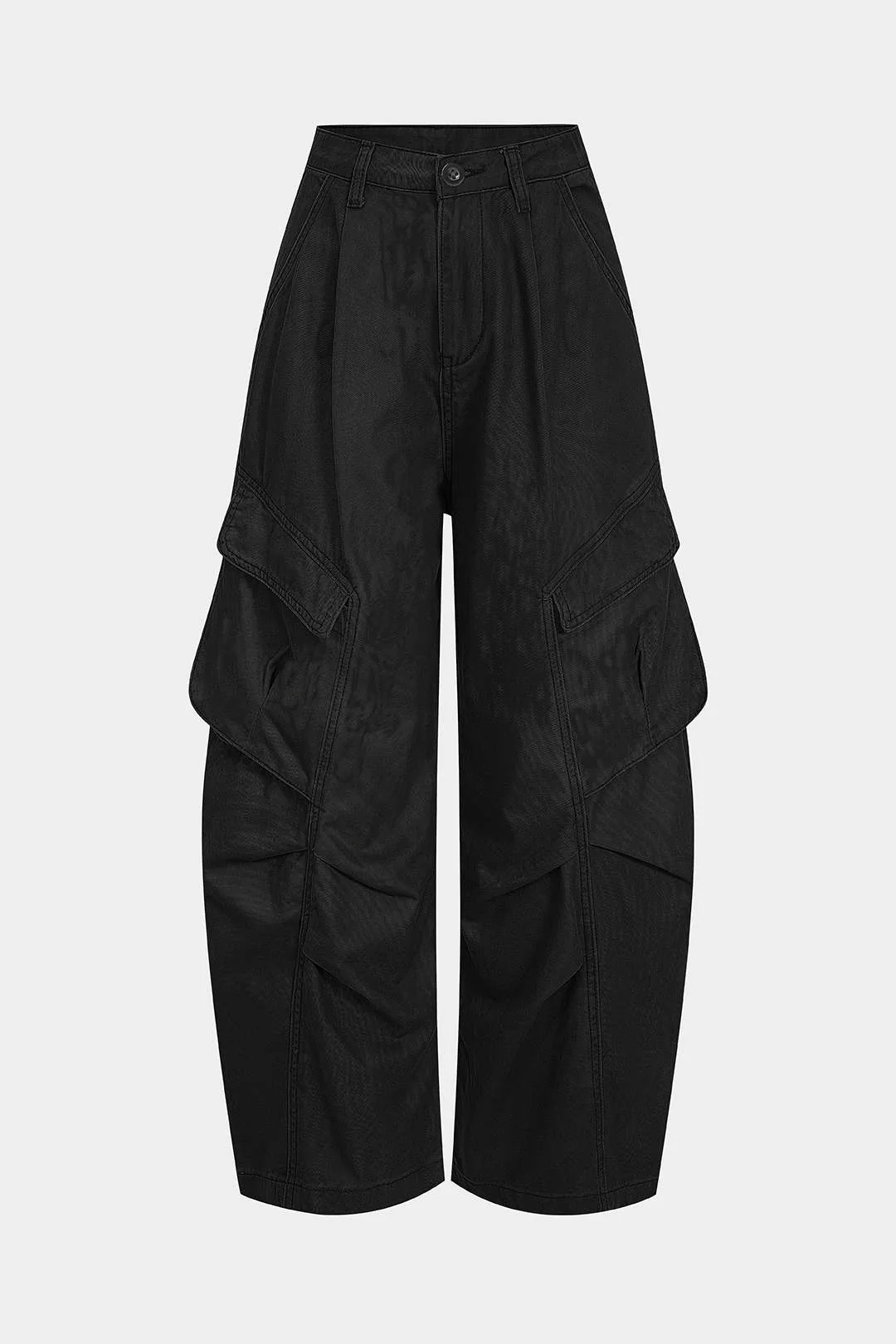 Denim Ruched Pocket Jeans - Weenar