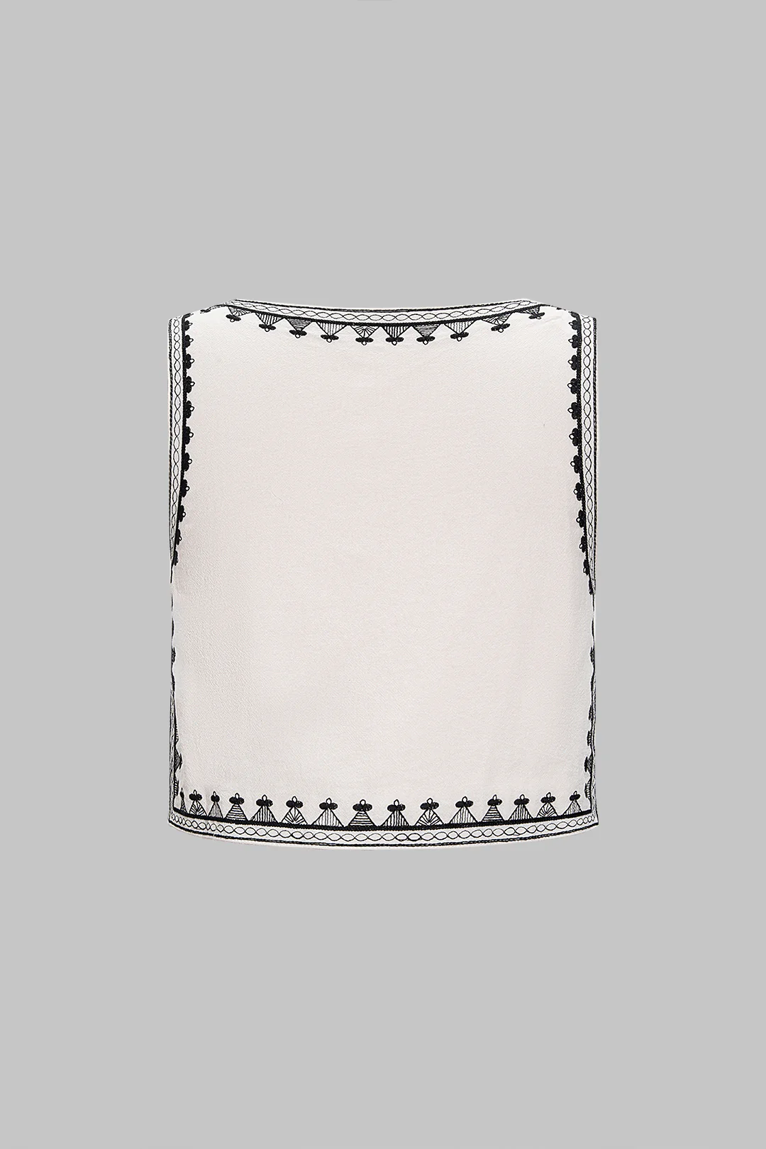 V-Neck Embroidery Tank Top - Weenar