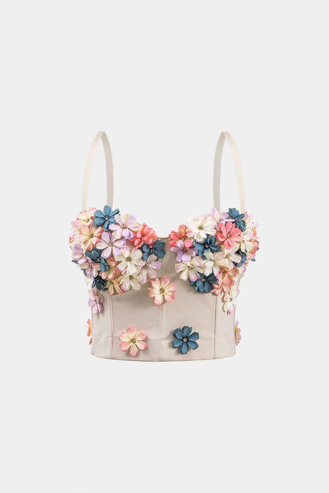 3D Embroidery Slip Cami Top - Weenar