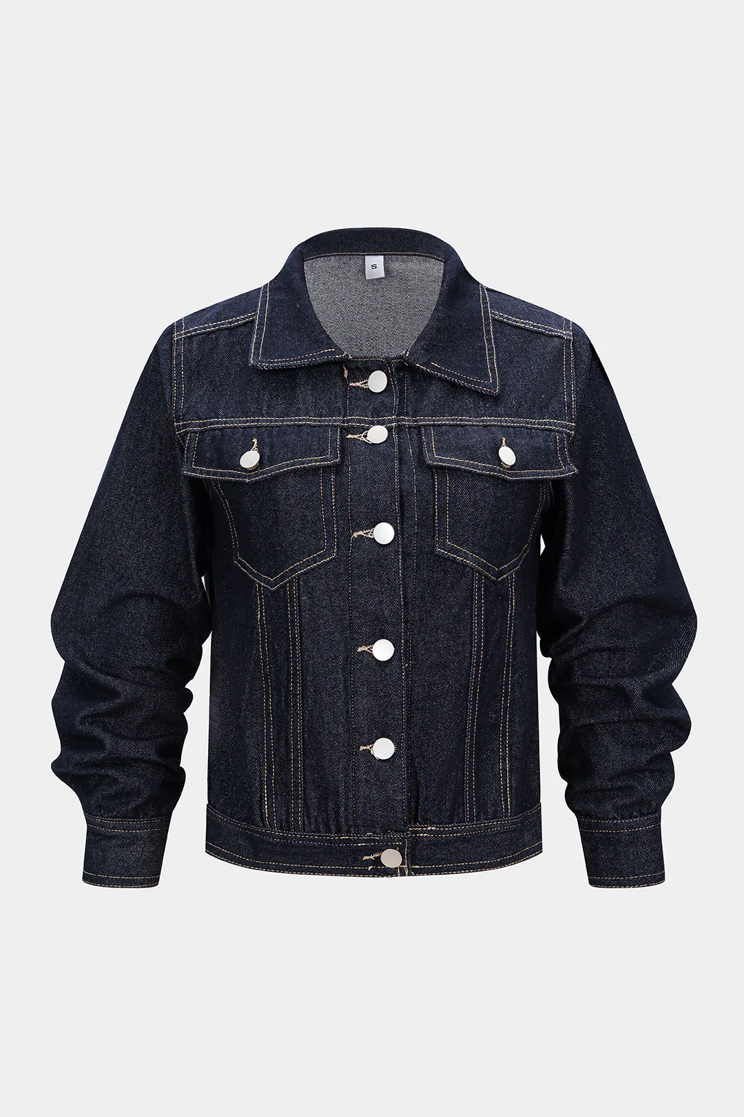 Denim Buttoned Pocket Outerwear - Weenar