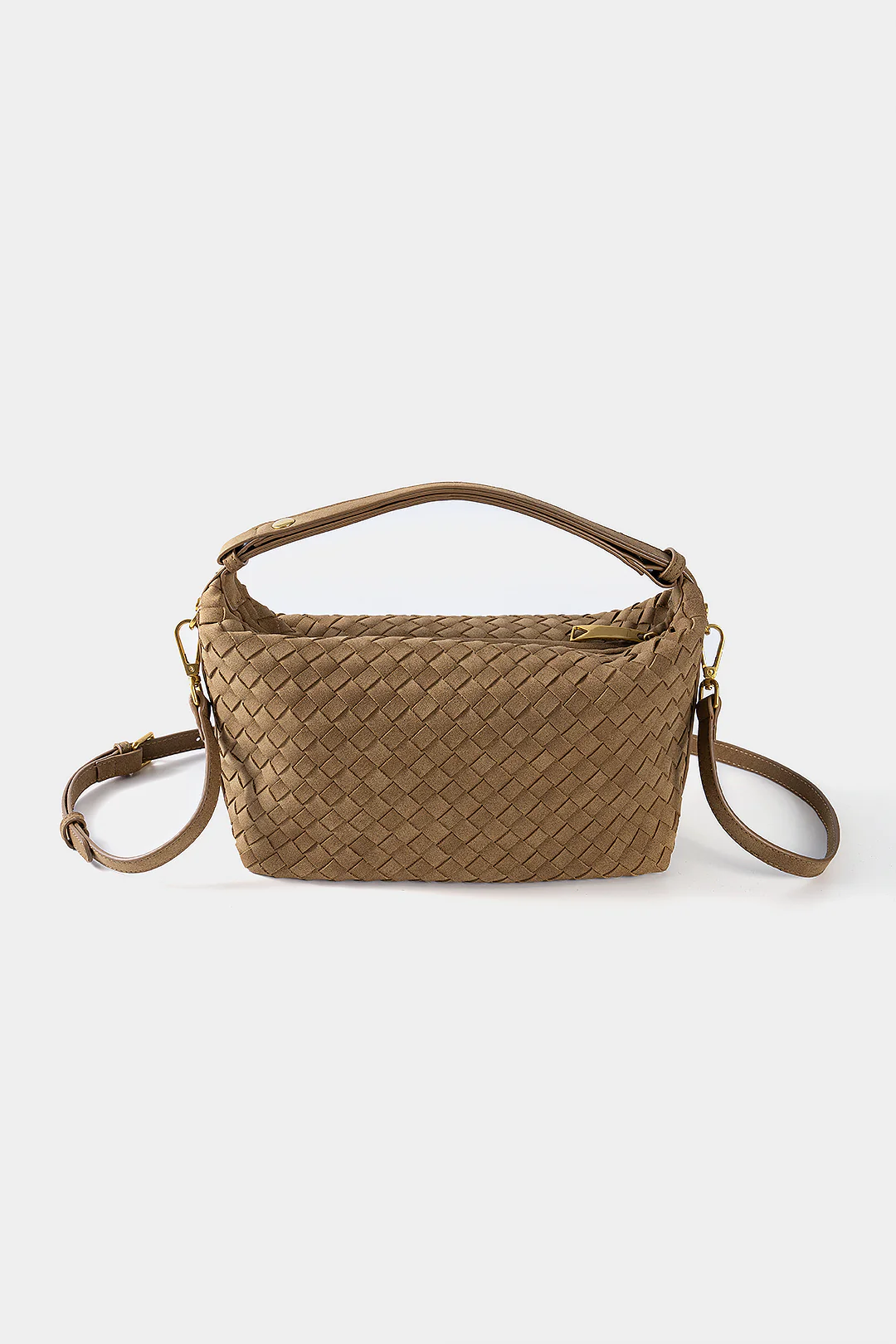 Woven Zipper Cross-Body Bag - Weenar