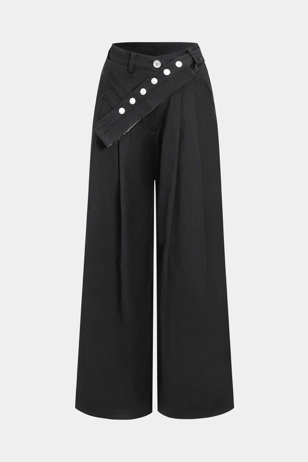 Asymmetrical Straight Leg Pants - Weenar