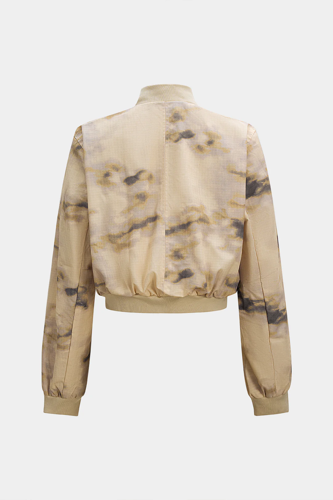 Batik Print Zipper Jacket - Weenar