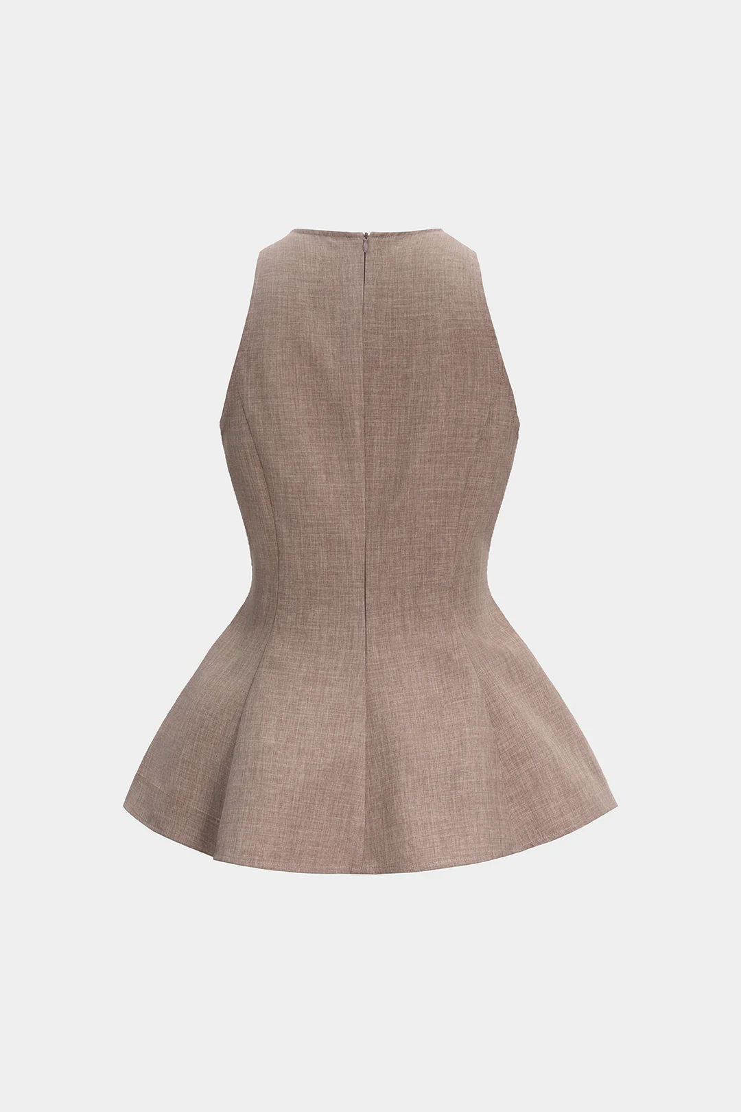 Asymmetrical Ruched Hem Tank Top - Weenar
