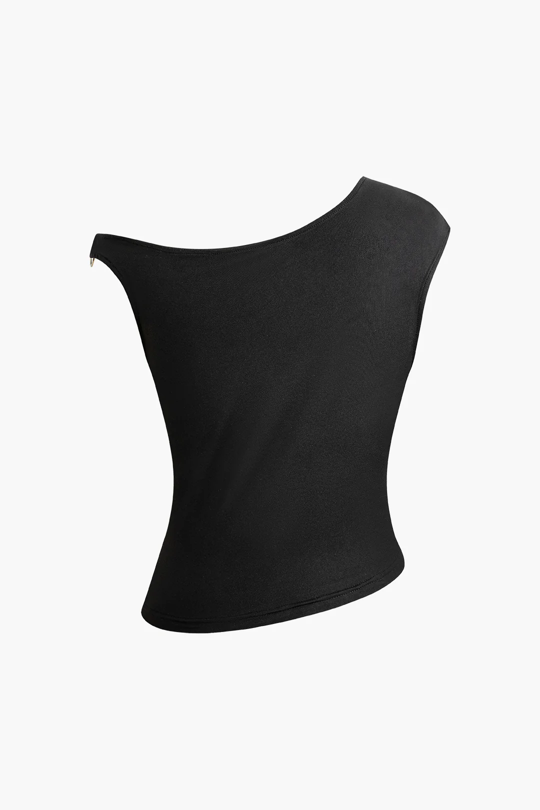 Asymmetrical Short Sleeve T-Shirt - Weenar