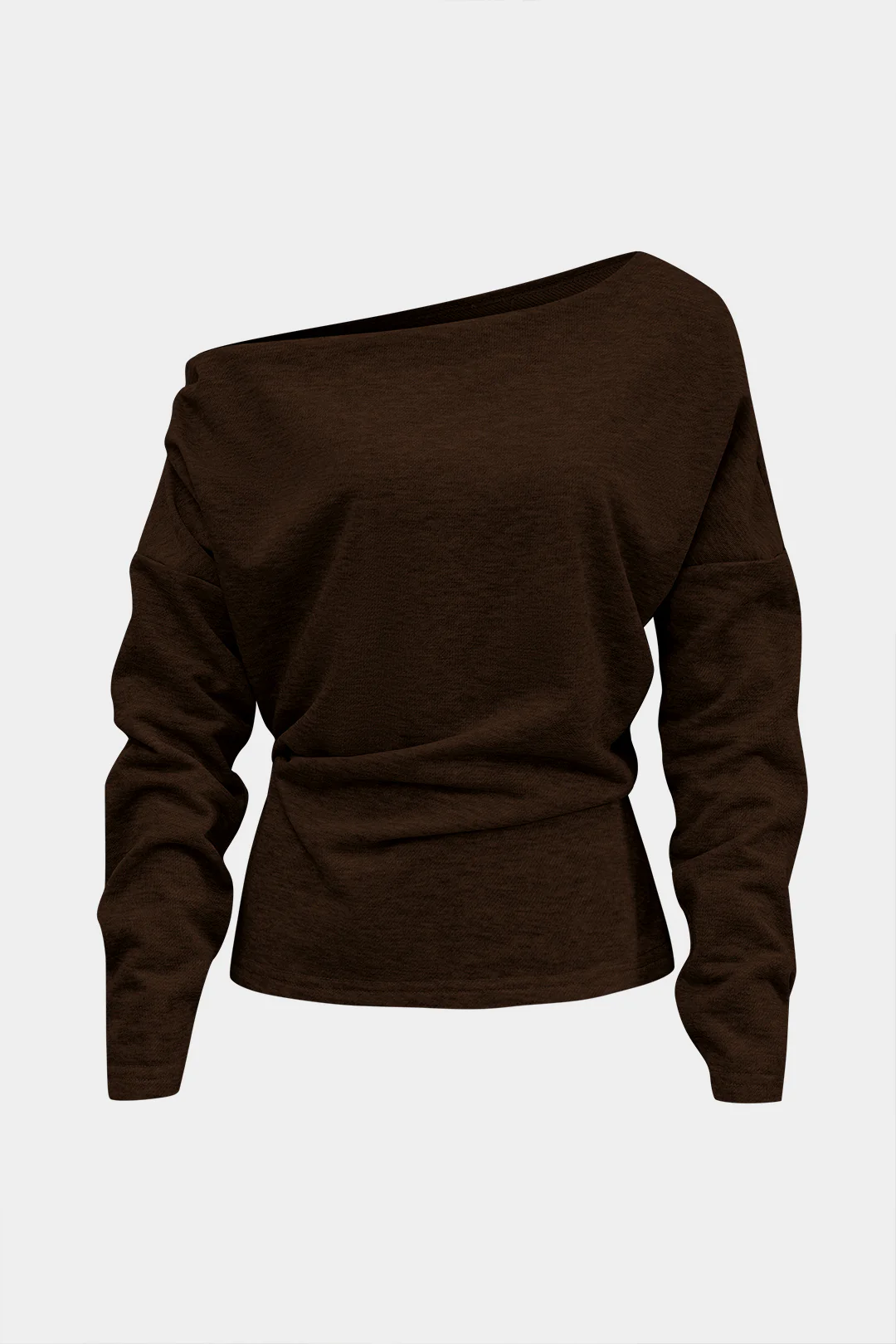 Asymmetrical Long Sleeve T-Shirt - Weenar