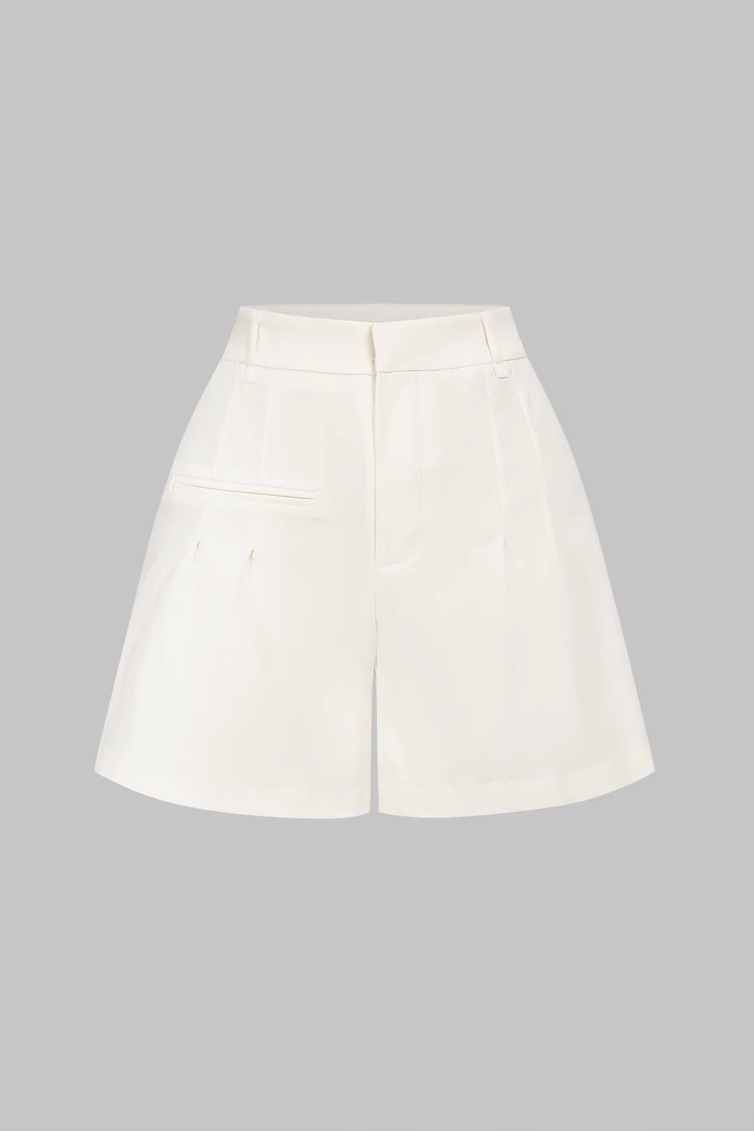 Solid Pocket Wide Leg Pants - Weenar