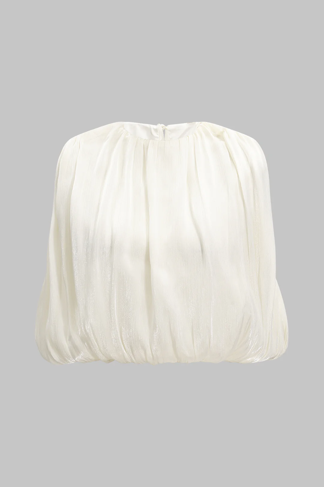 Solid Ruched Button Sleeveless Tank Top - Weenar
