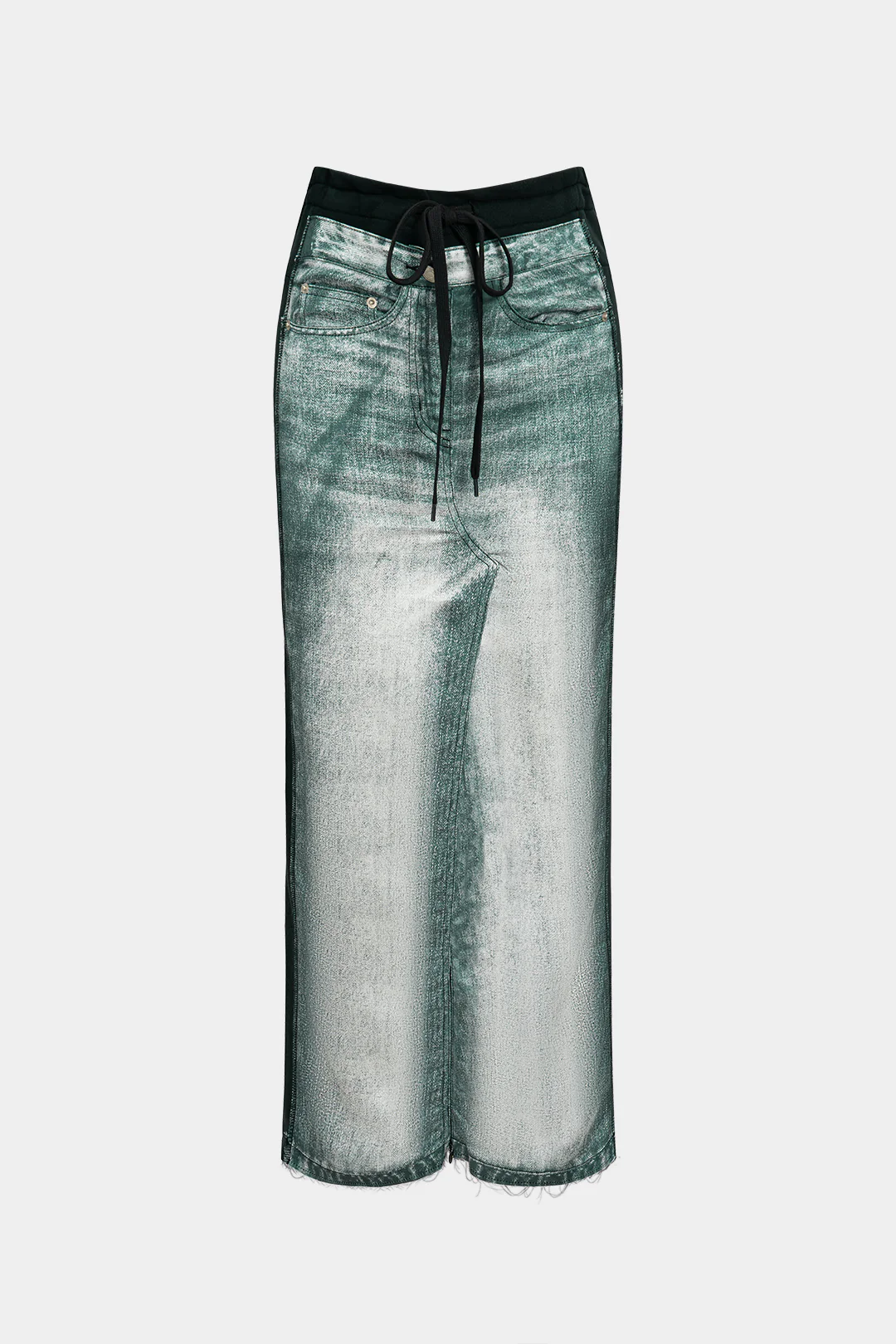 Printed High Waist Skirt - Weenar