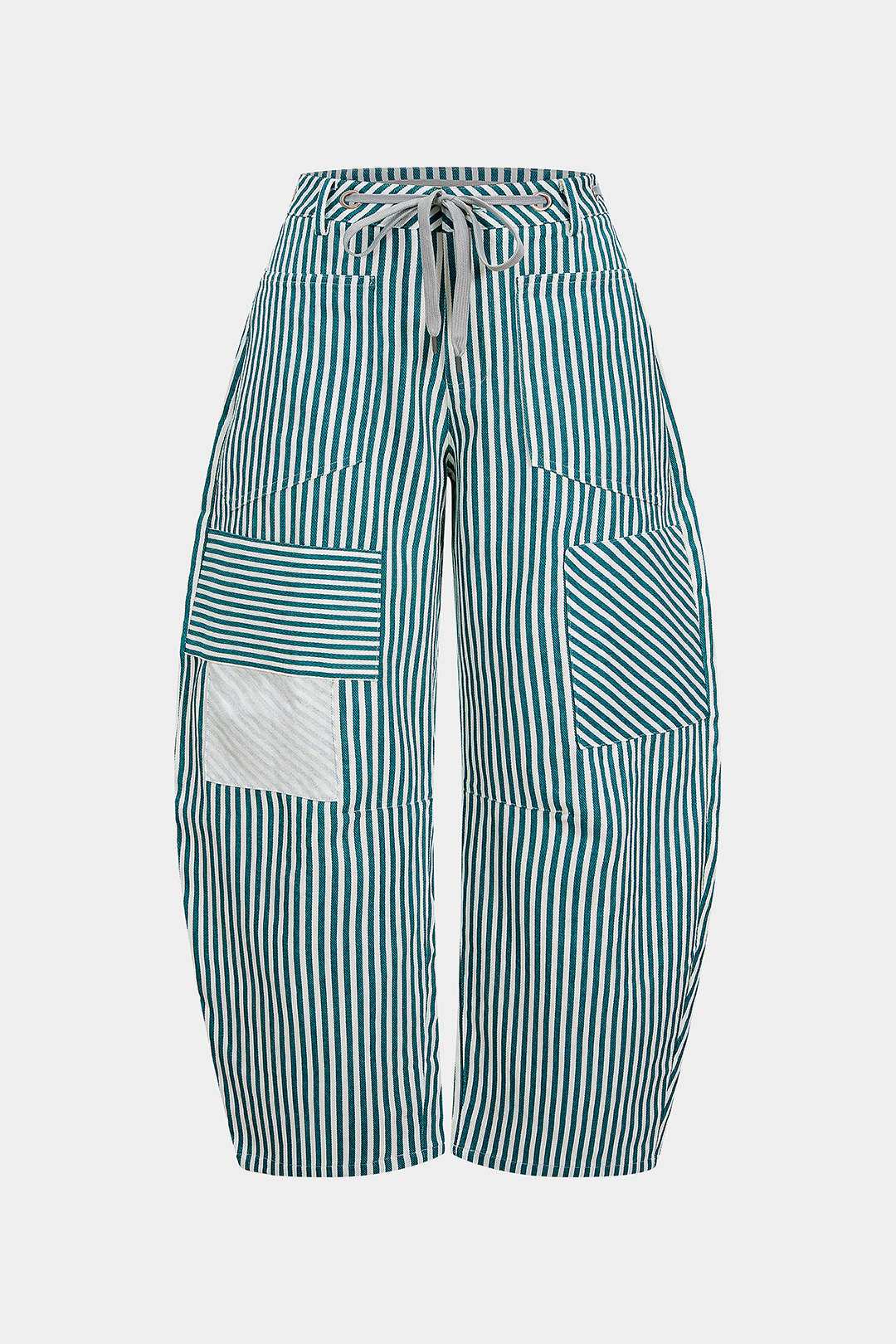 Plus Size Drawstring Pocket Low Waist Jeans - Weenar