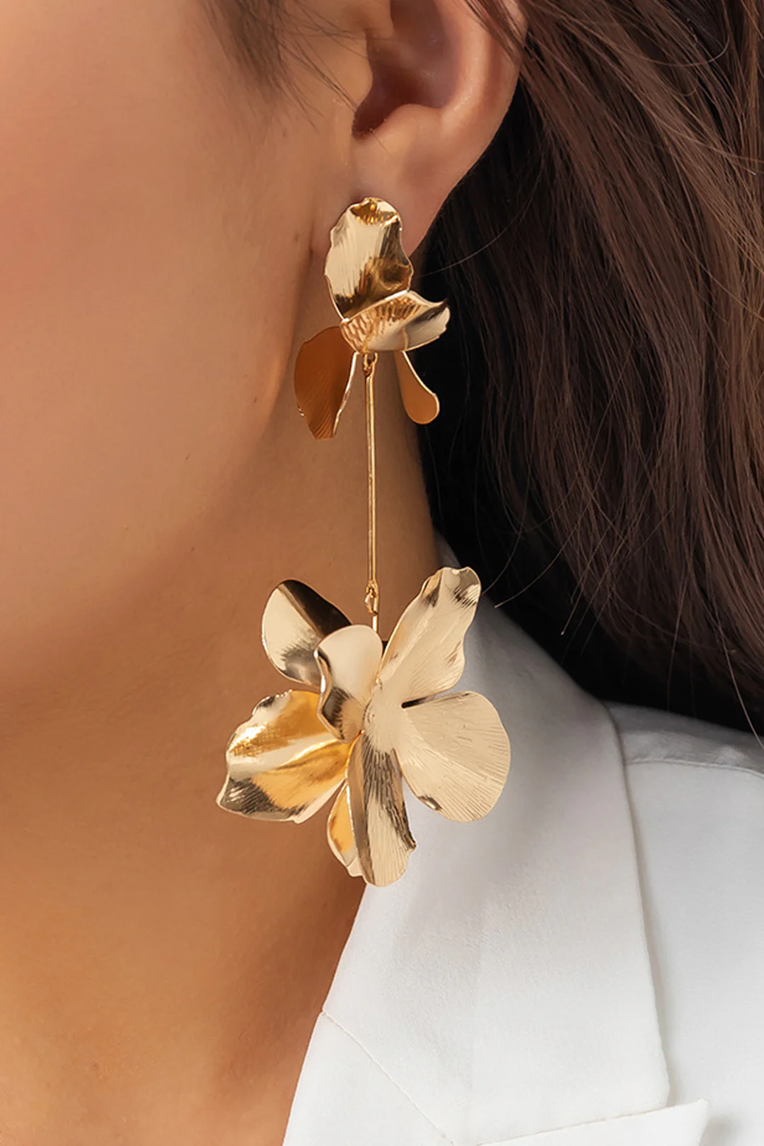 Flower Drop Earrings - Weenar