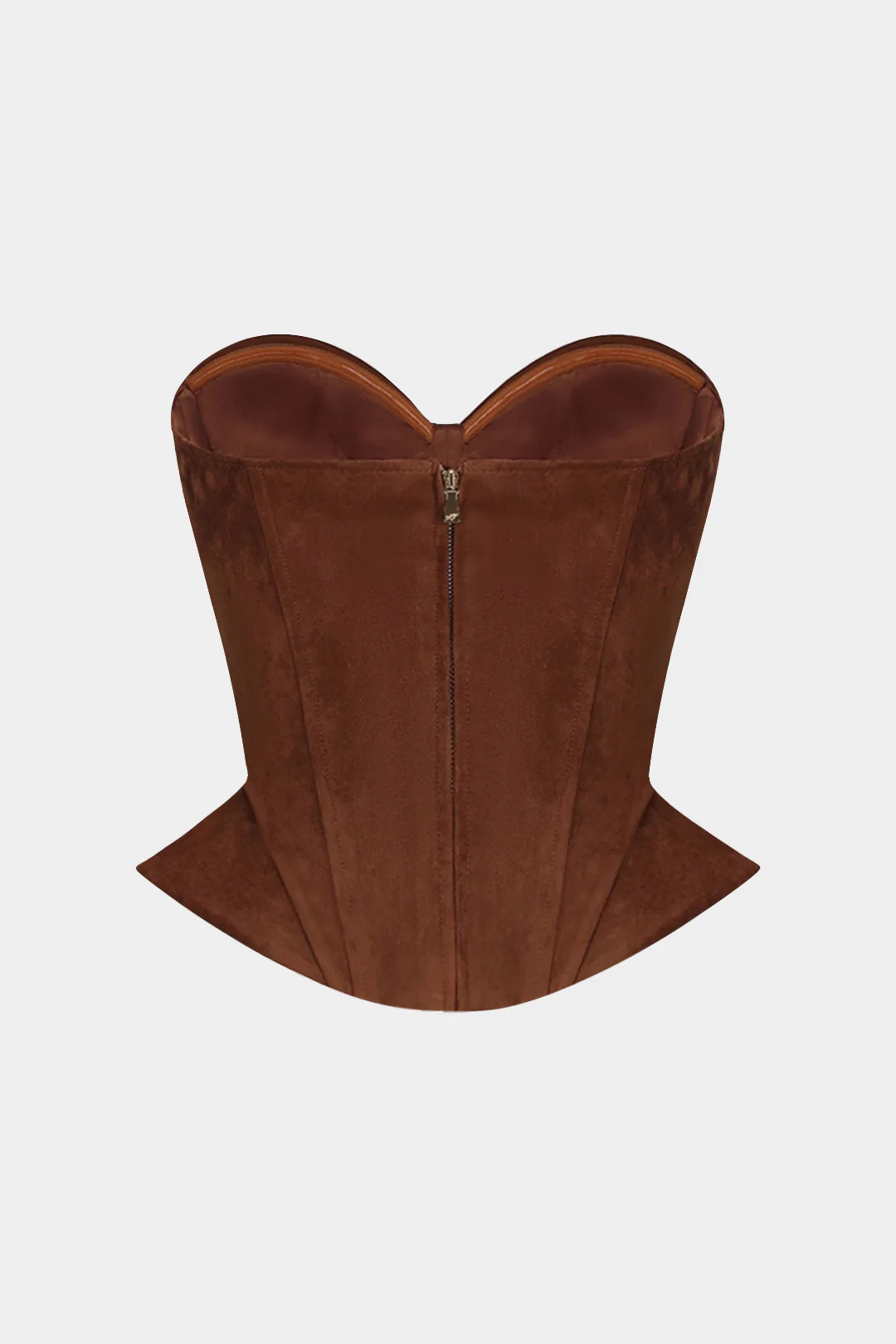 Suede Corset Tube Top - Weenar