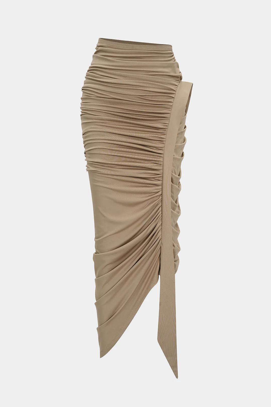 Ruched Asymmetrical Skirt - Weenar
