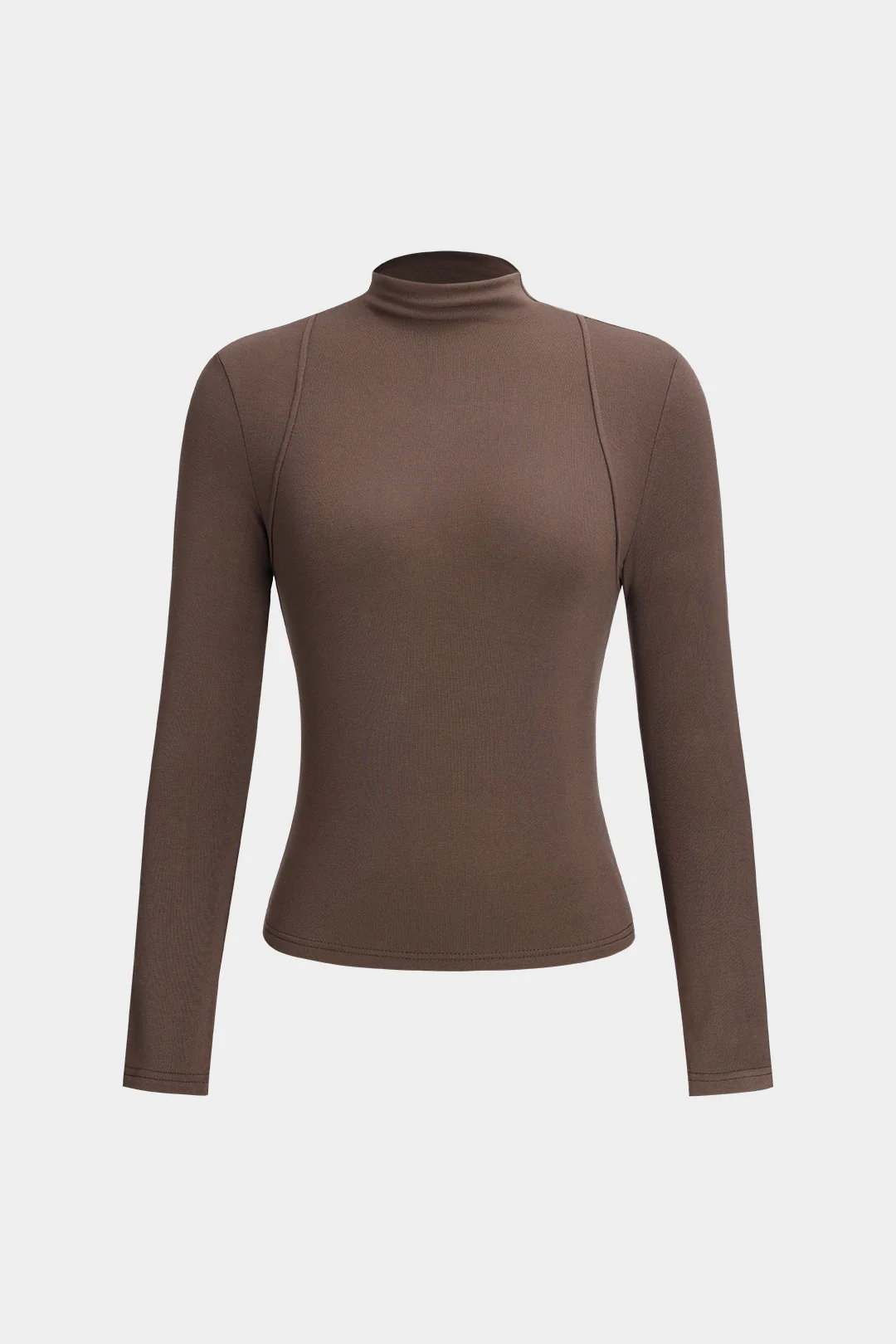 Mock Neck Long-Sleeve Top - Weenar