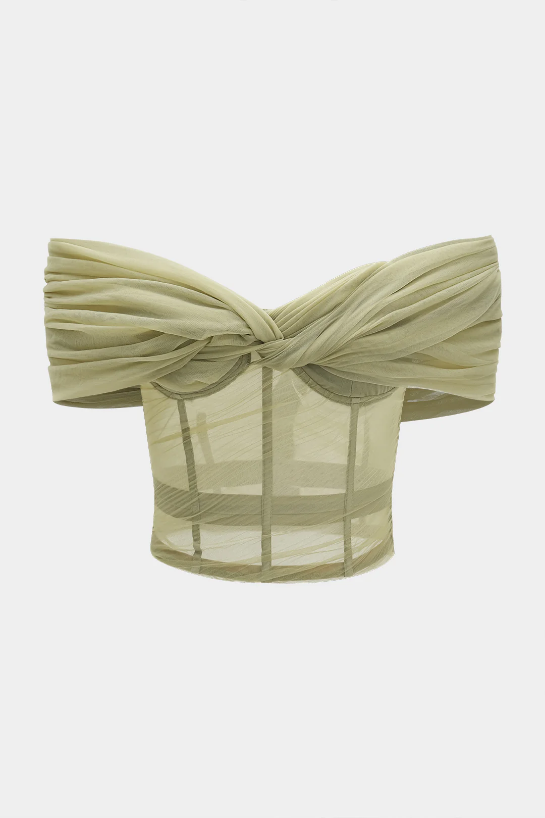 Ruched Strapless Tube Top - Weenar