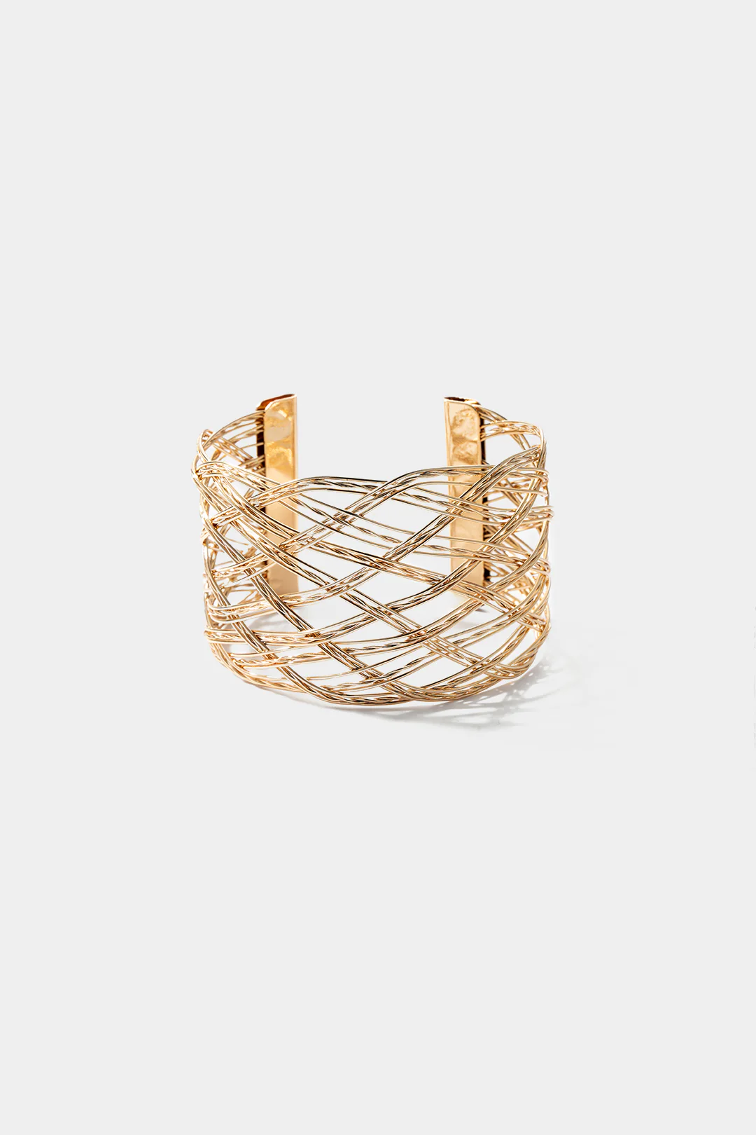 Alloy Winding Open Bracelet - Weenar