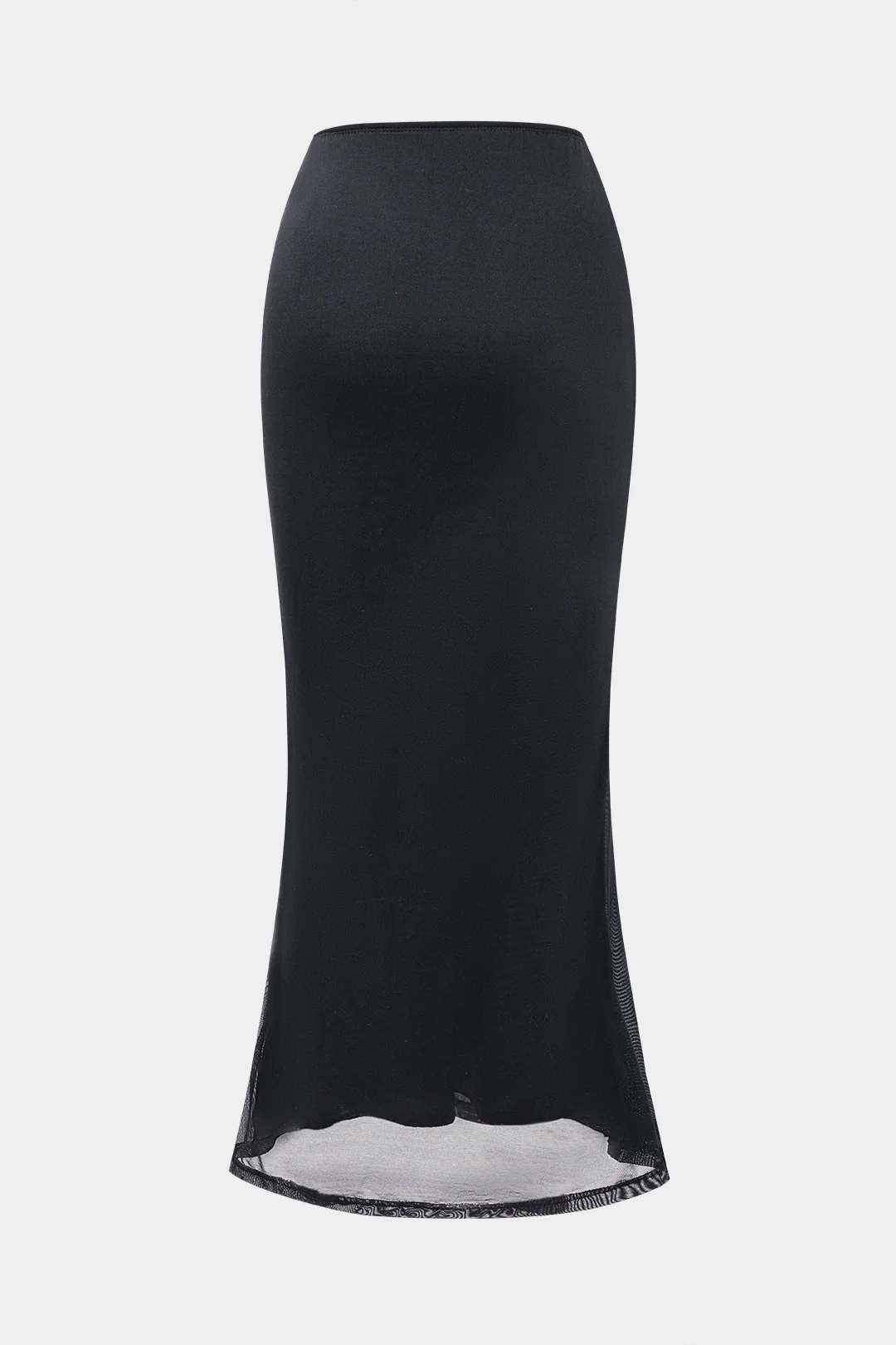 Mesh Floral Print Low Waist Skirt - Weenar