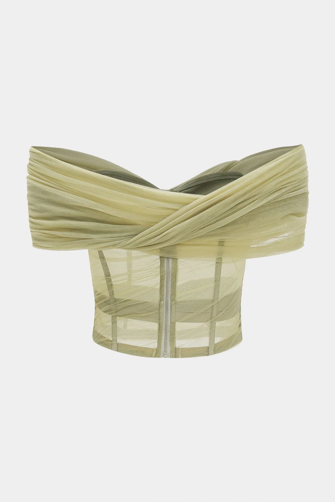 Ruched Strapless Tube Top - Weenar