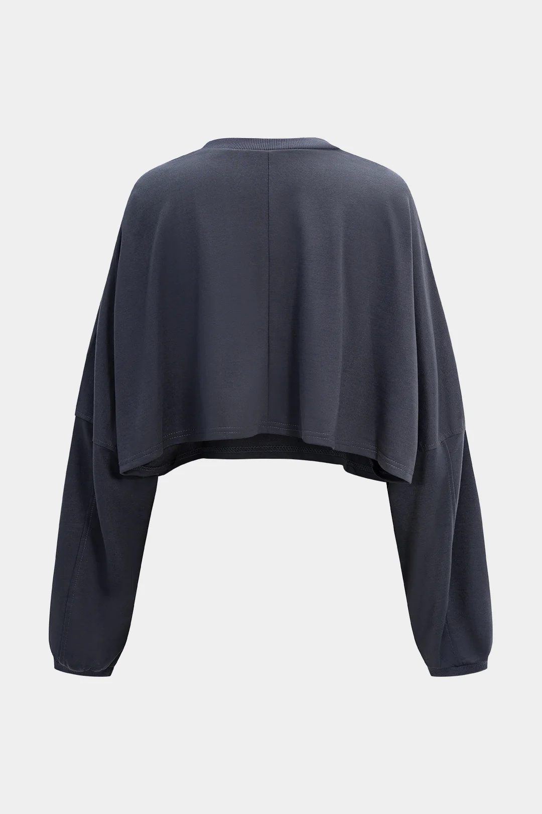 Round Neck Long Sleeve Sweatshirt - Weenar