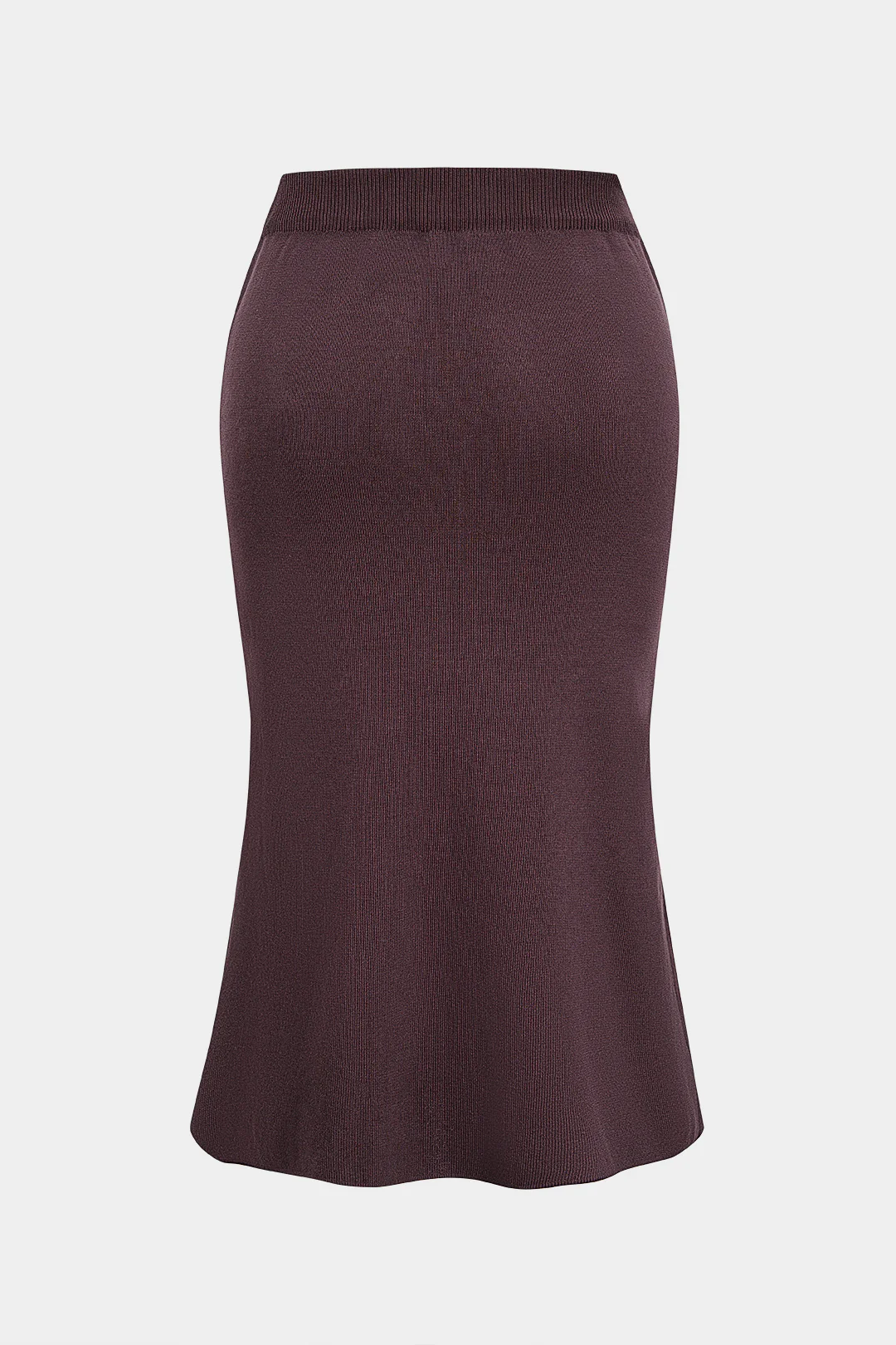 Plus Size Knit Metallic Decor Skirt - Weenar