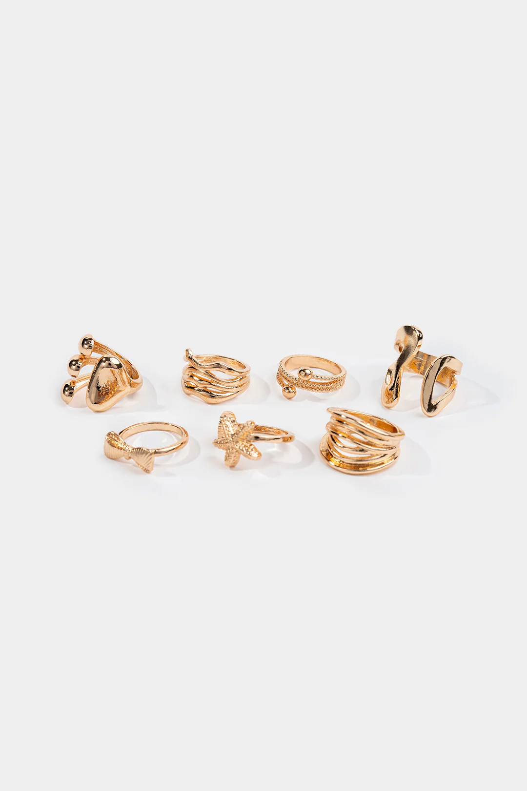 Alloy Geometric Rings - Weenar