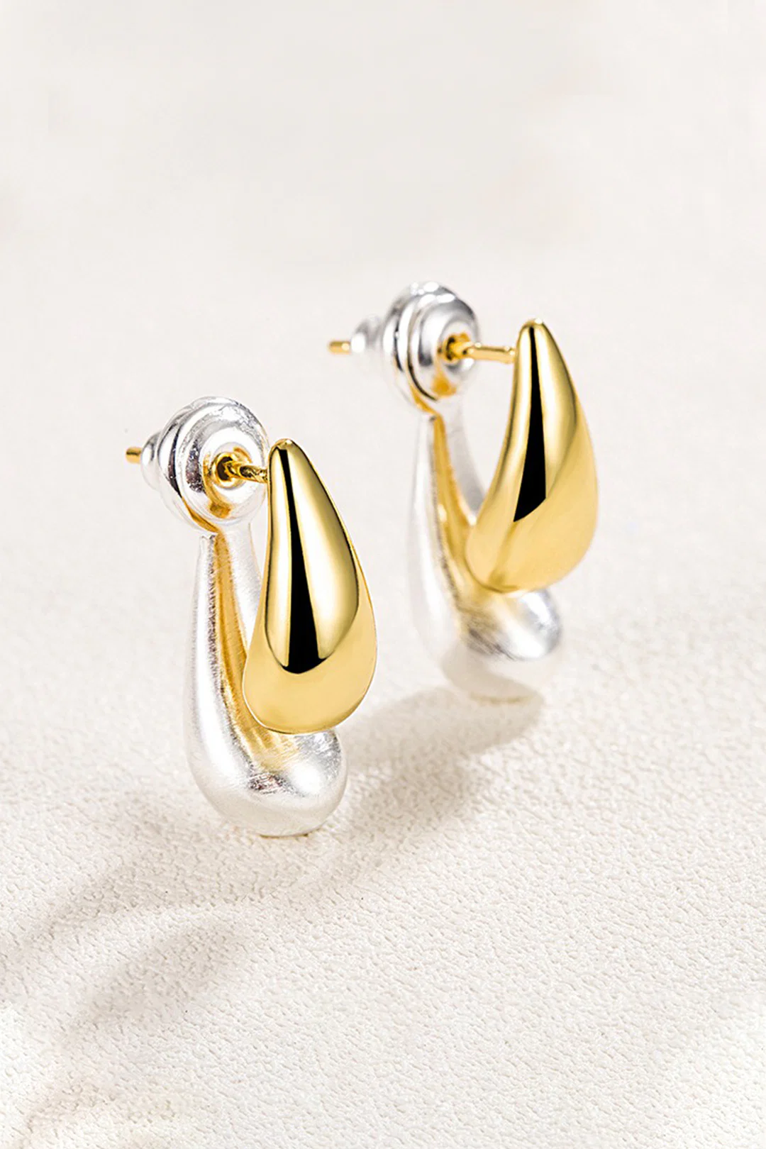 Water Droplet Patchwork Earrings - Weenar