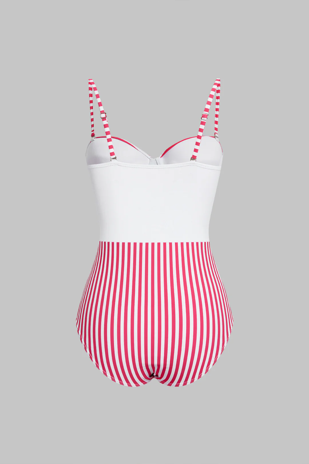 Contrast Striped Bikini Top - Weenar