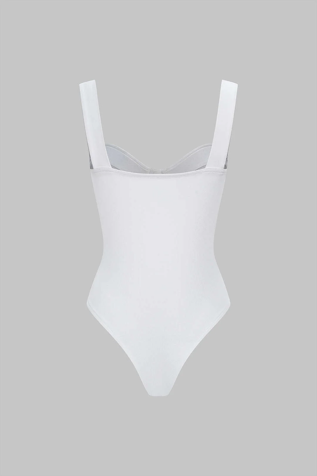 Solid Slip Sleeveless Bodysuit - Weenar