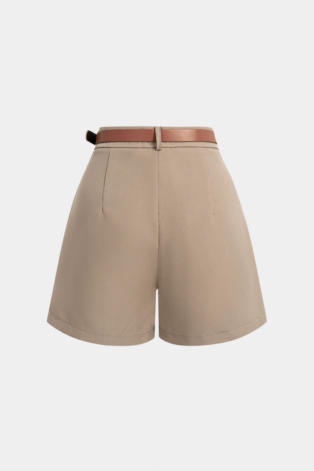 Belted Wide Leg Shorts - Weenar
