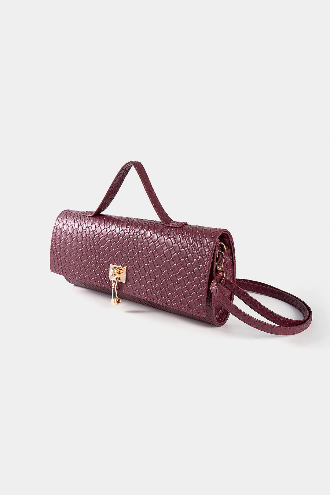 Woven Metal Clutch Bag - Weenar