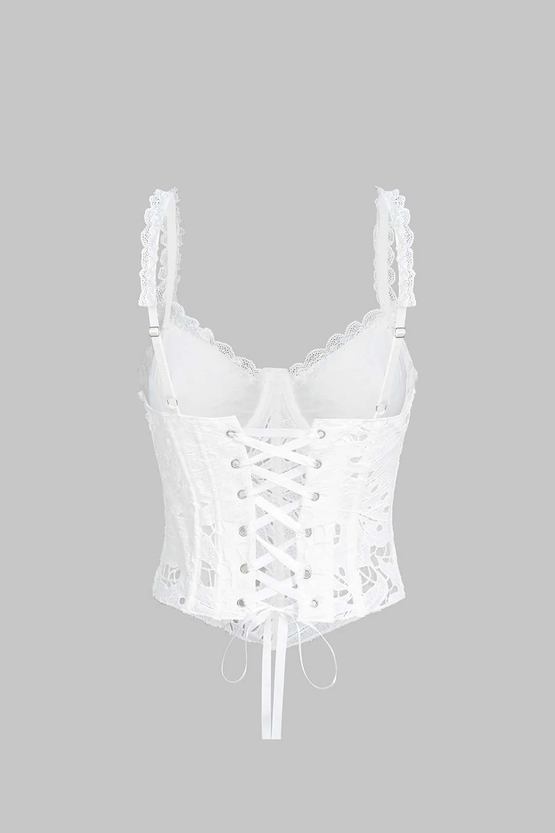 Lace Hollw Out Cami Top - Weenar