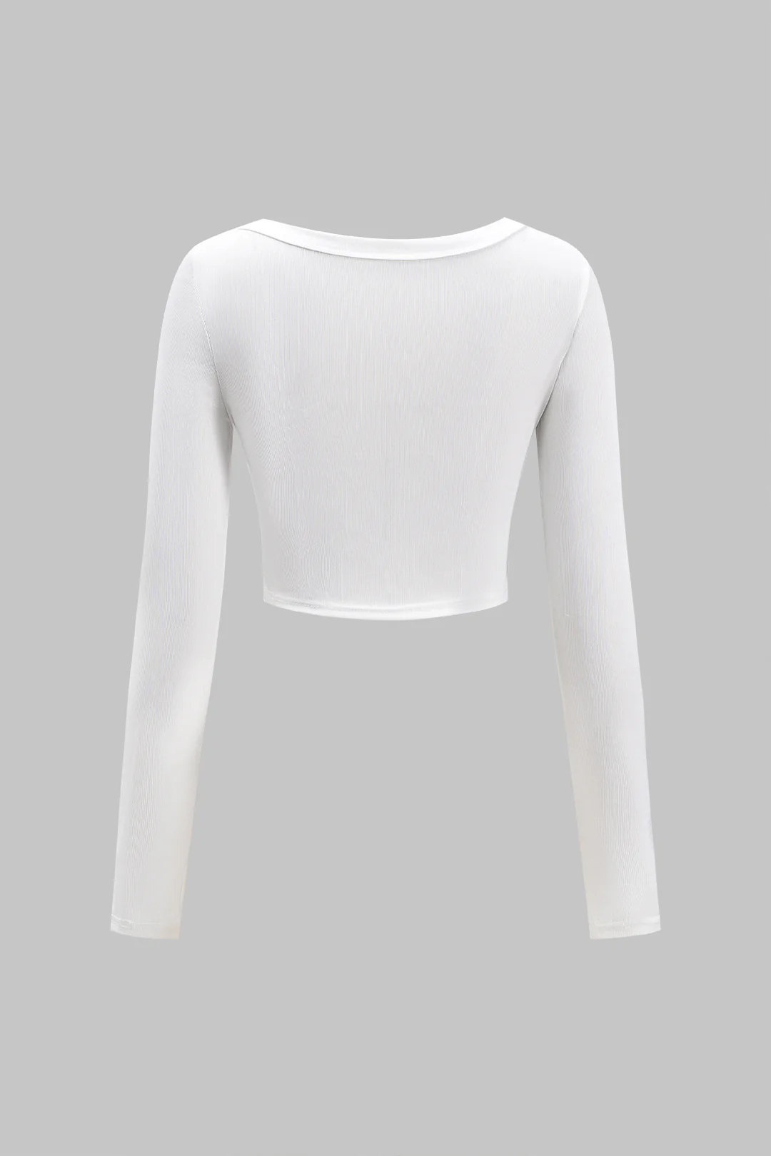 Square Neck Long-Sleeve Top - Weenar