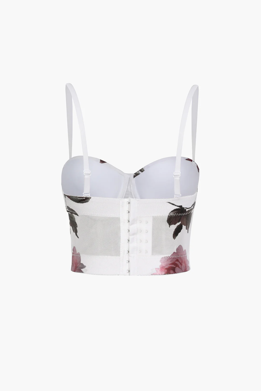 Floral Print Bustier Top - Weenar