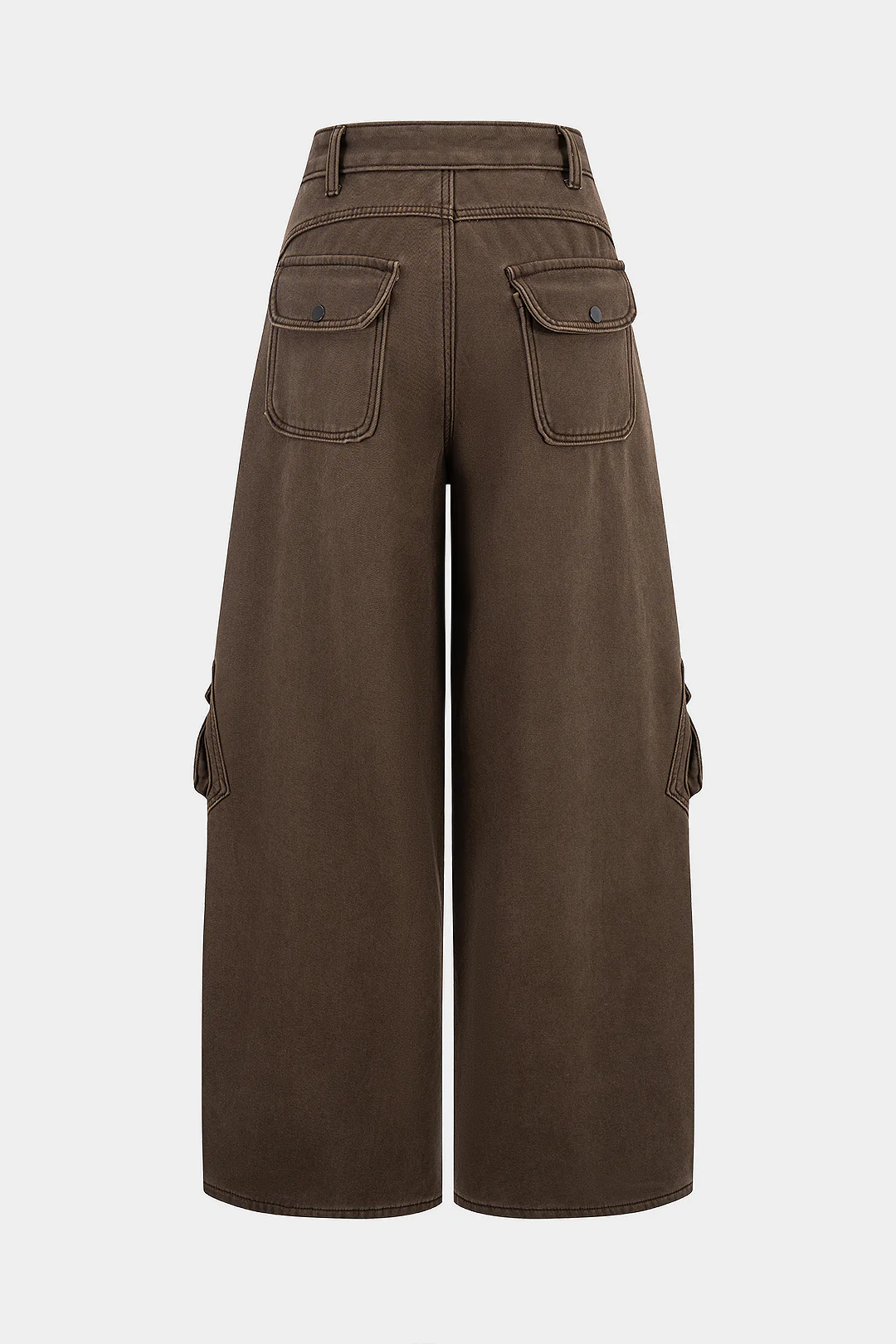 Denim Pocket High Waist Jeans - Weenar