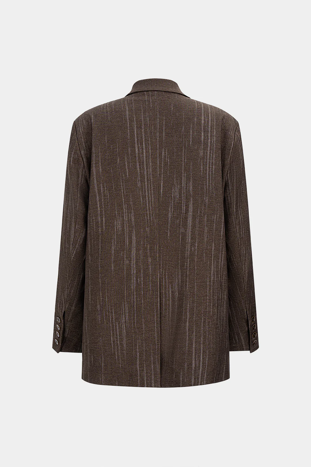 Graphic Print Single-Breasted Blazer - Weenar