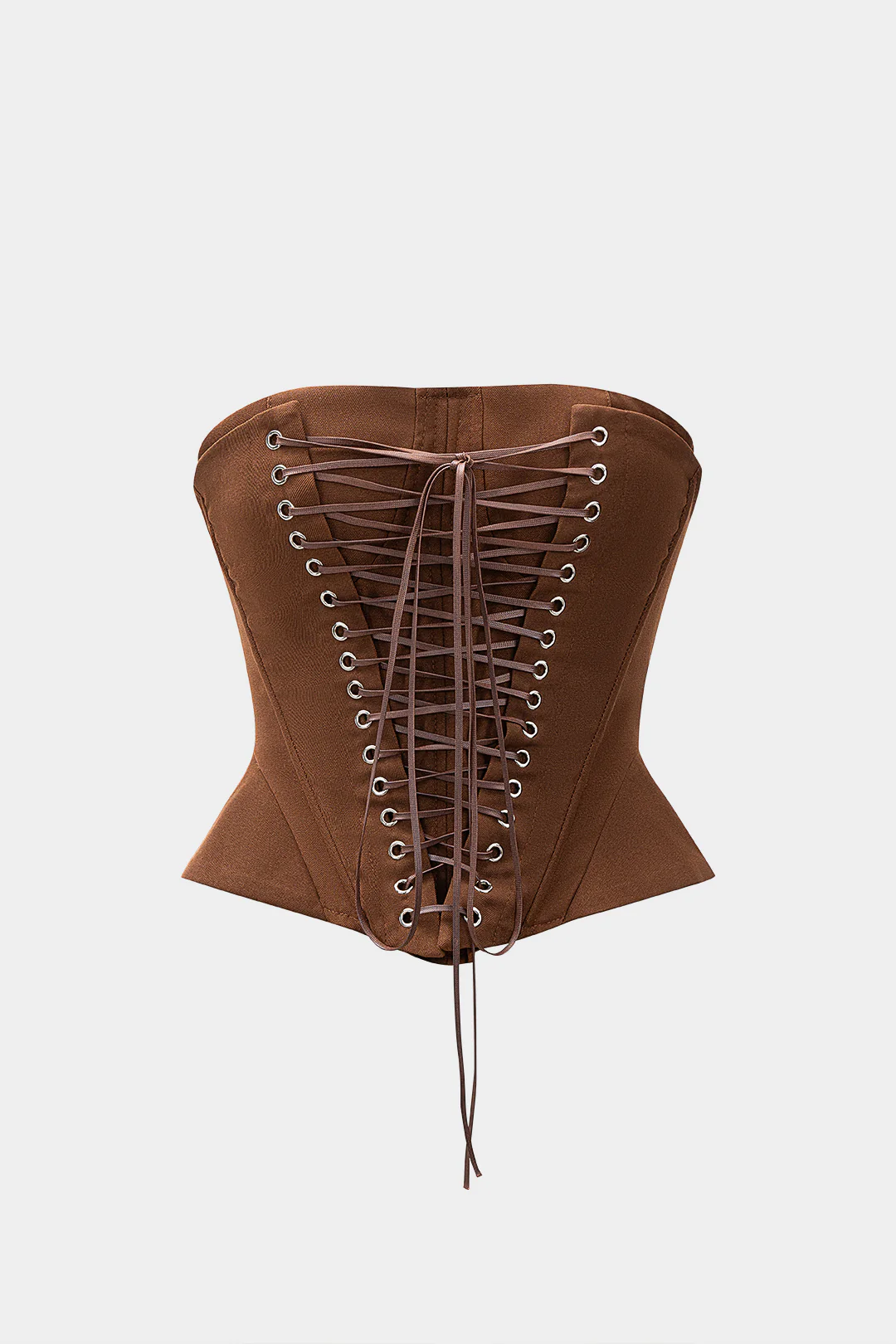 Tie-Up Bustier Tube Top - Weenar
