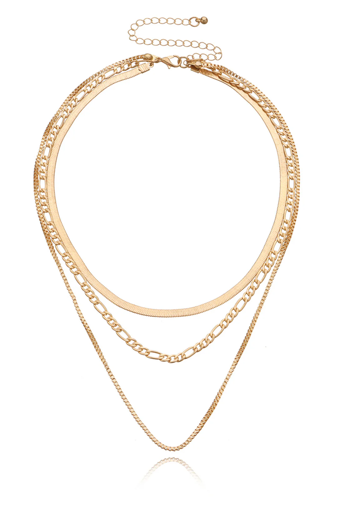 Triple-layered Cuban Chain Necklace - Weenar