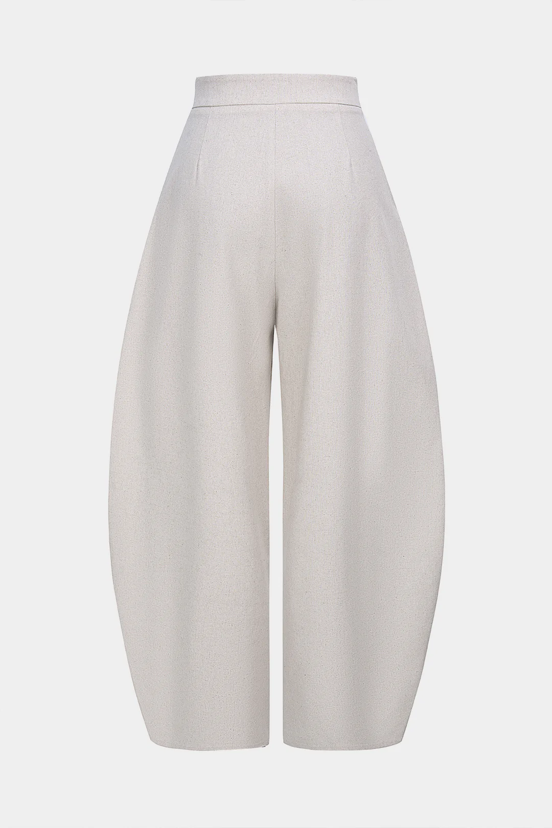 Linen Asymmetrical Button Pants - Weenar