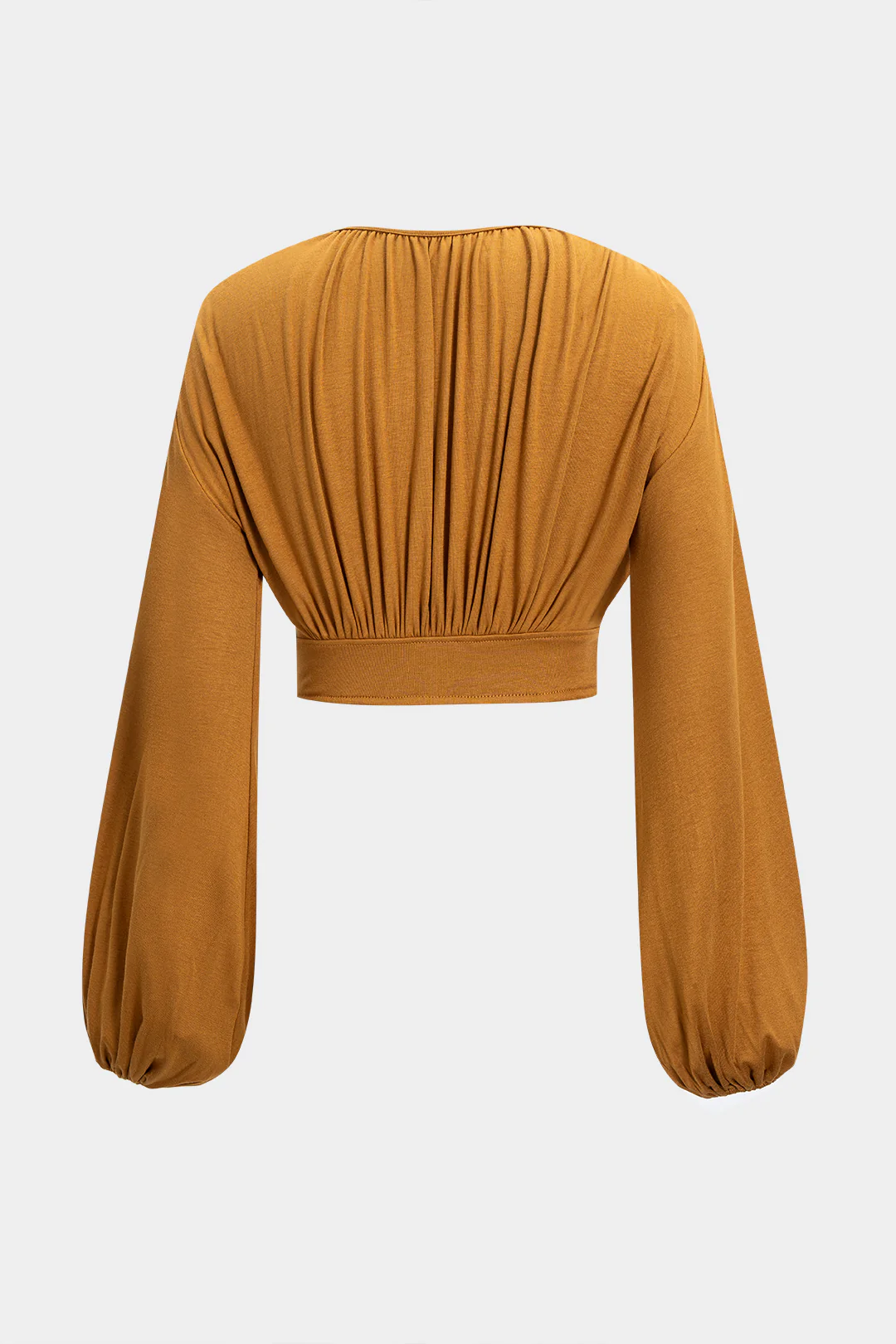 Round Neck Batwing Long-Sleeve Top - Weenar