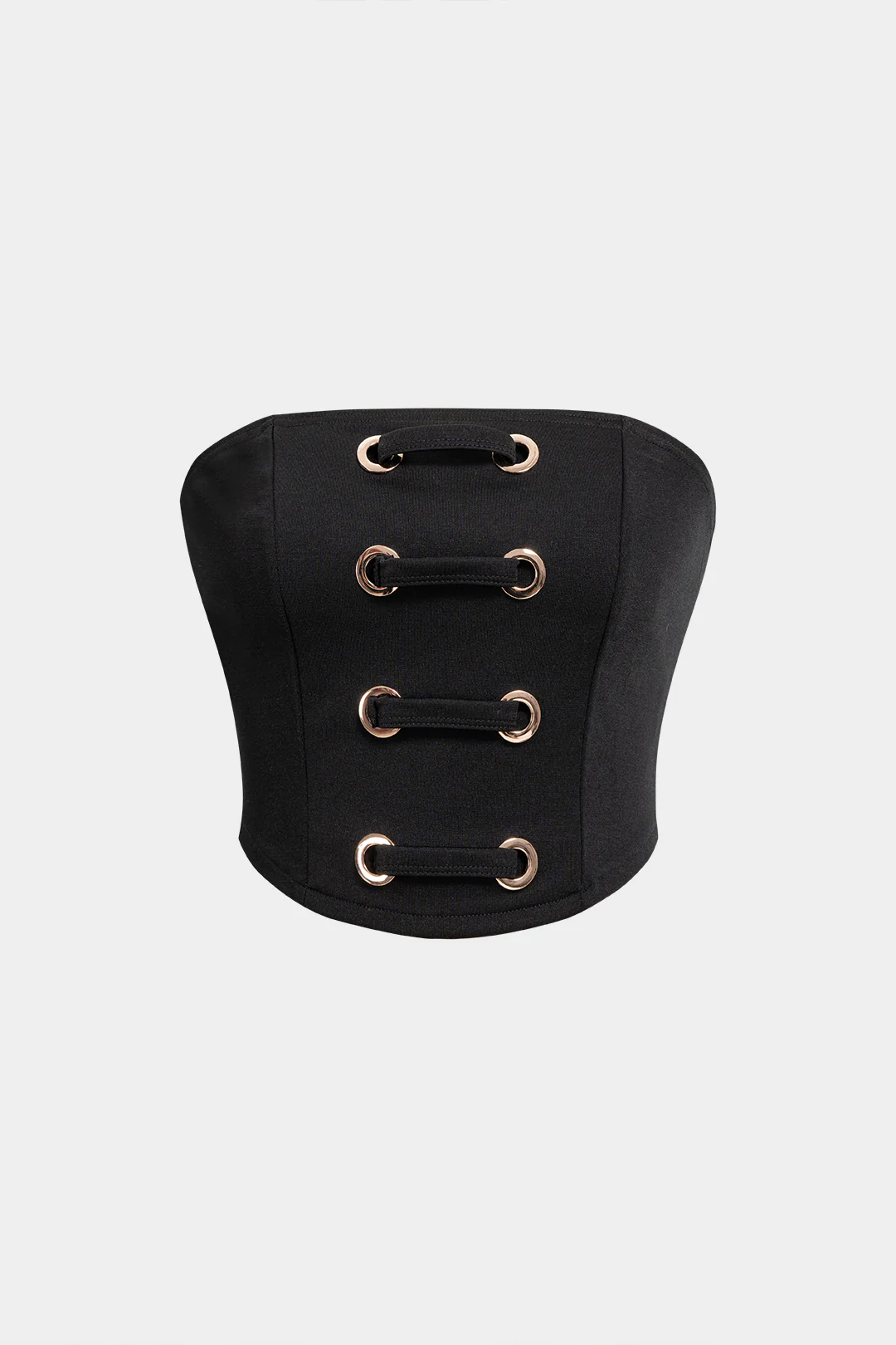 Metallic Zipper Tube Top - Weenar