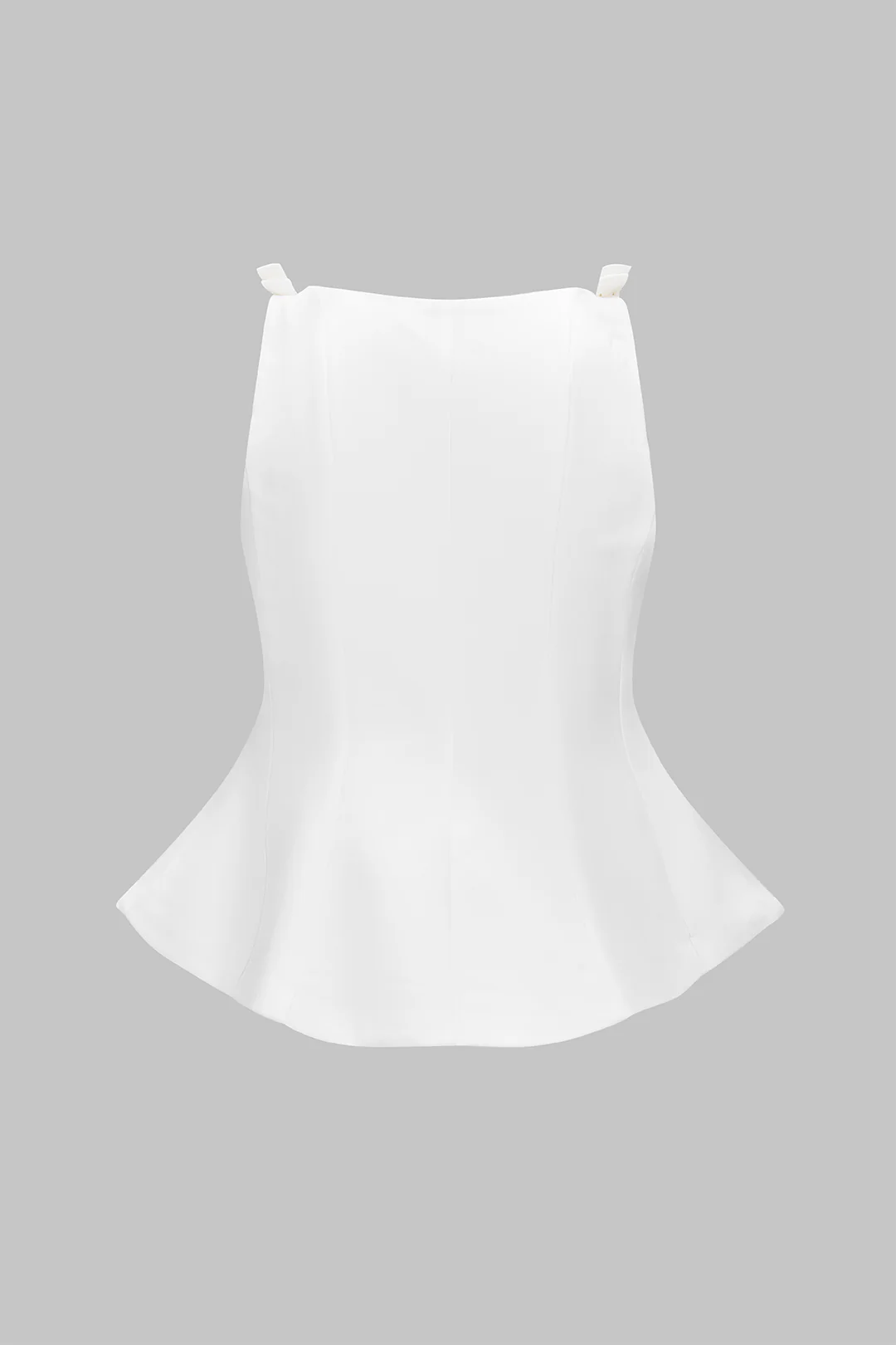 Puff Hem Bow Decor Slip Cami Top - Weenar