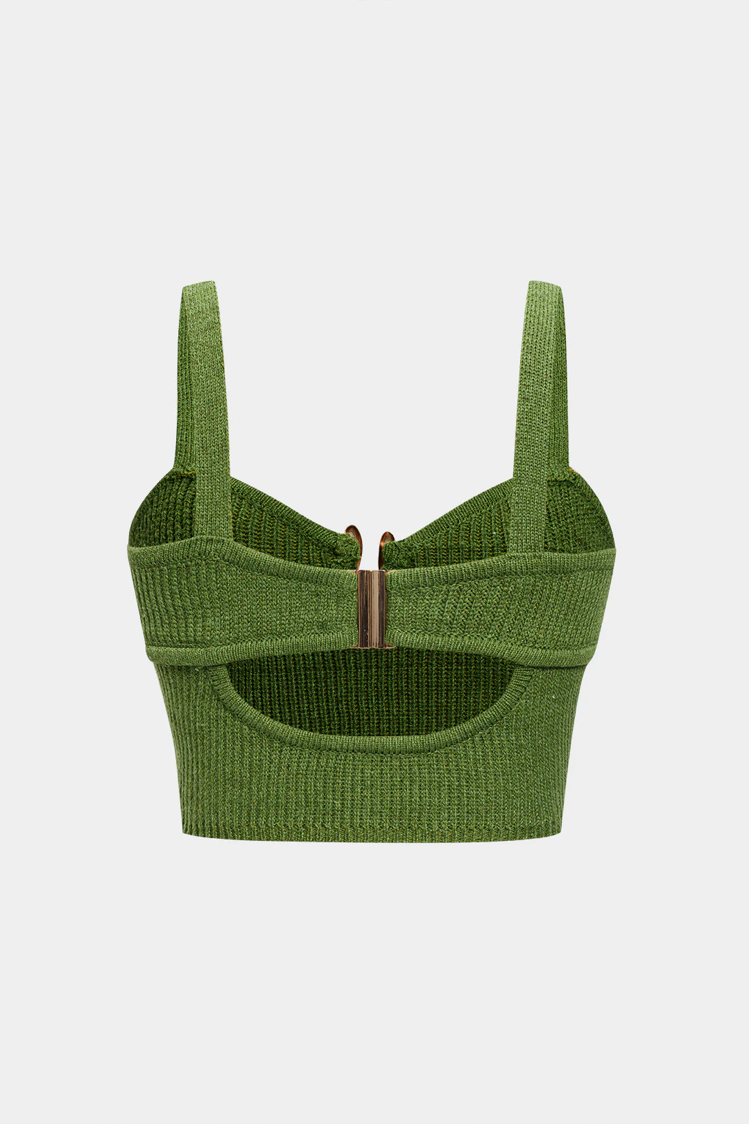 Knit Metallic Decor Tank Top - Weenar